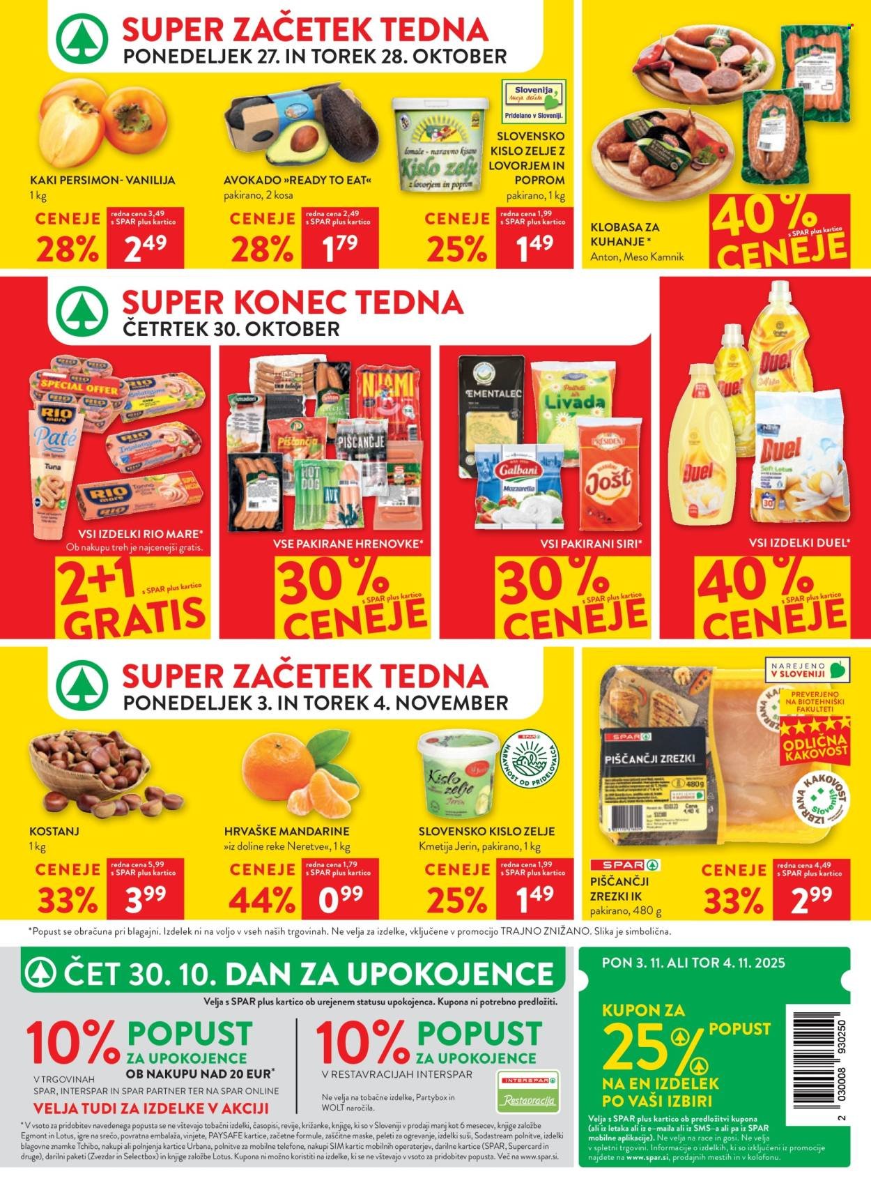 SPAR katalog - Od srede, 29. 10. 2025 (2025-10-29 - 2025-11-11)