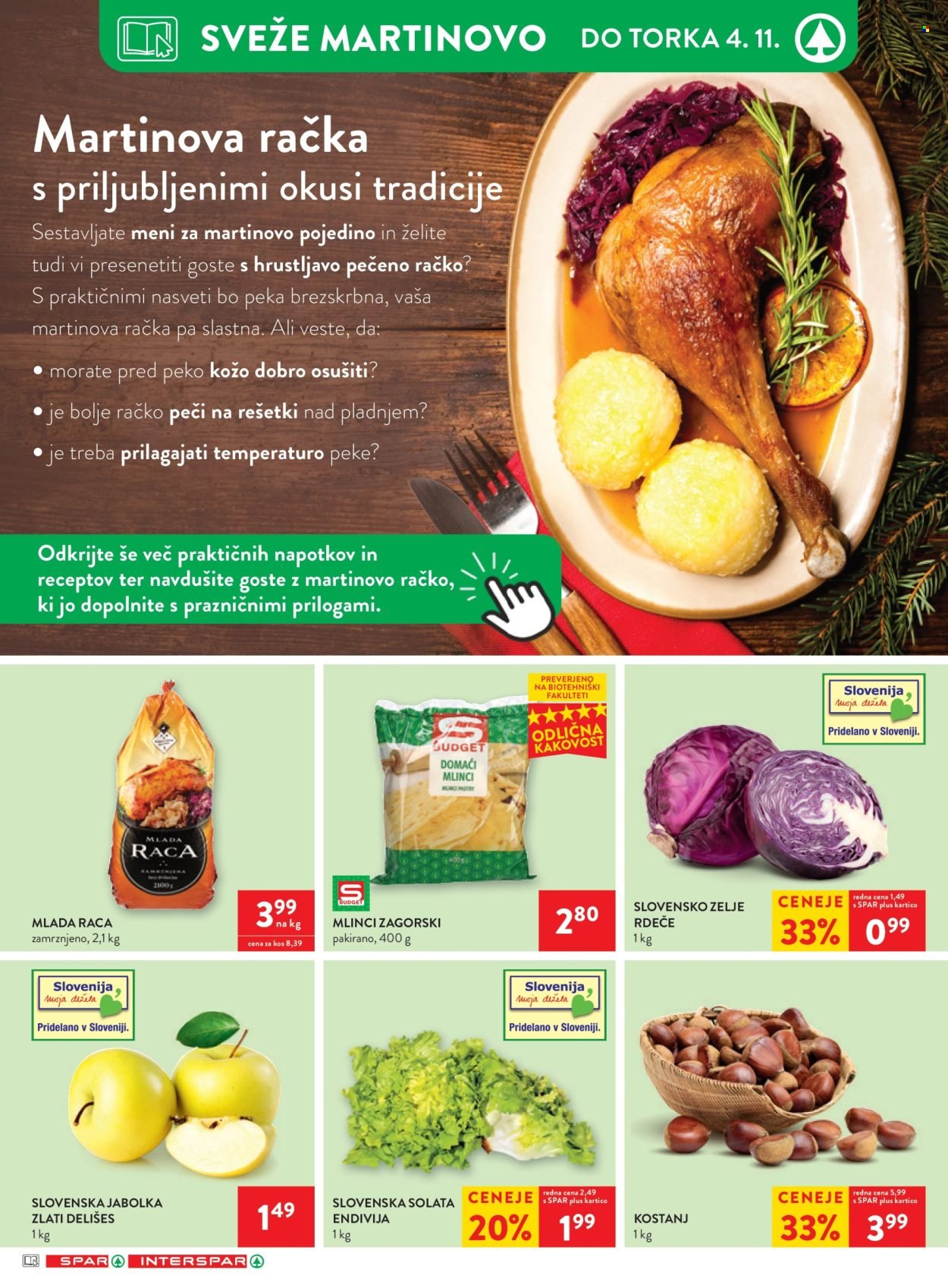 SPAR katalog - Od srede, 29. 10. 2025 (2025-10-29 - 2025-11-11)