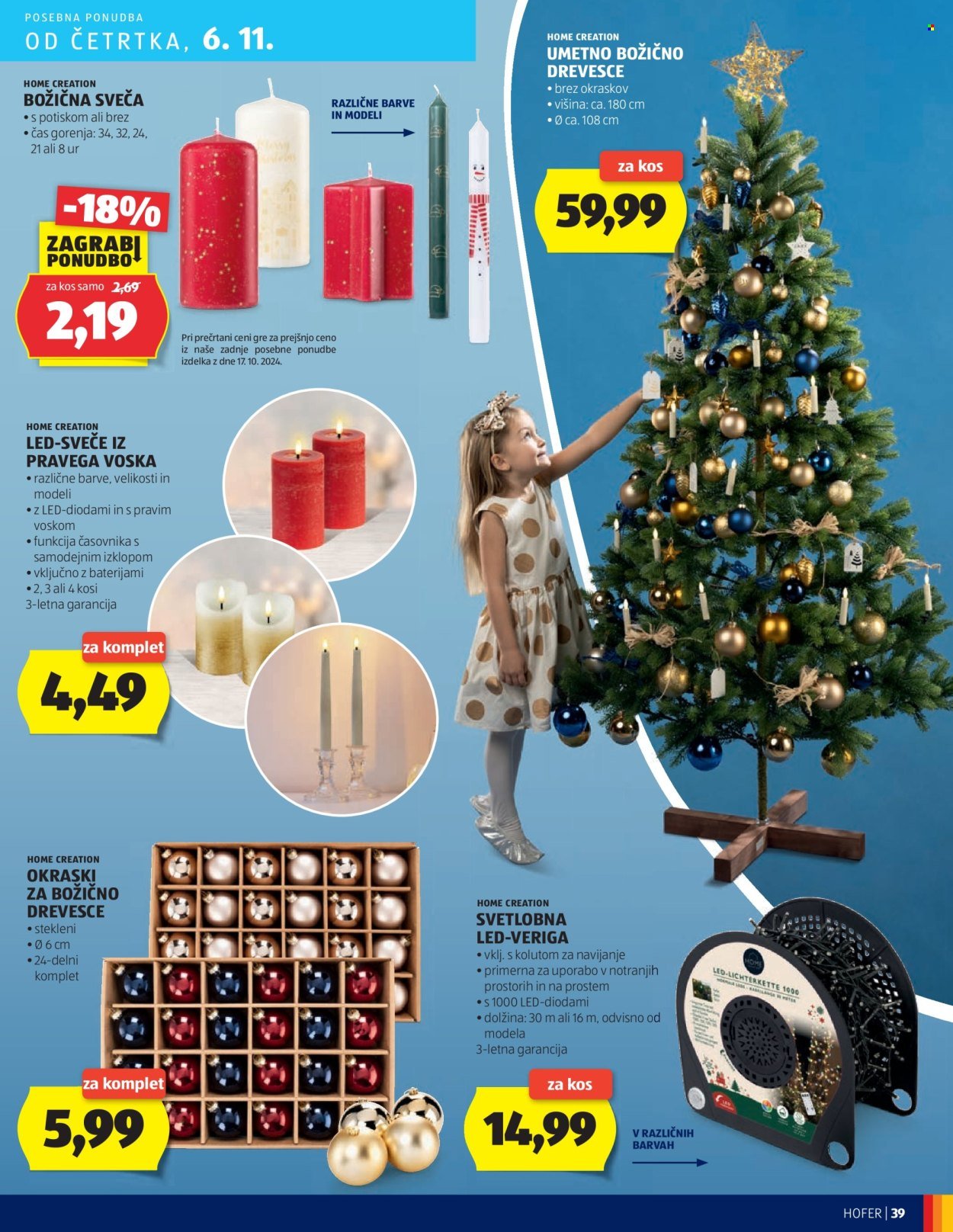 HOFER katalog - Od četrtka, 30. 10. 2025 (2025-10-30 - 2025-11-06)