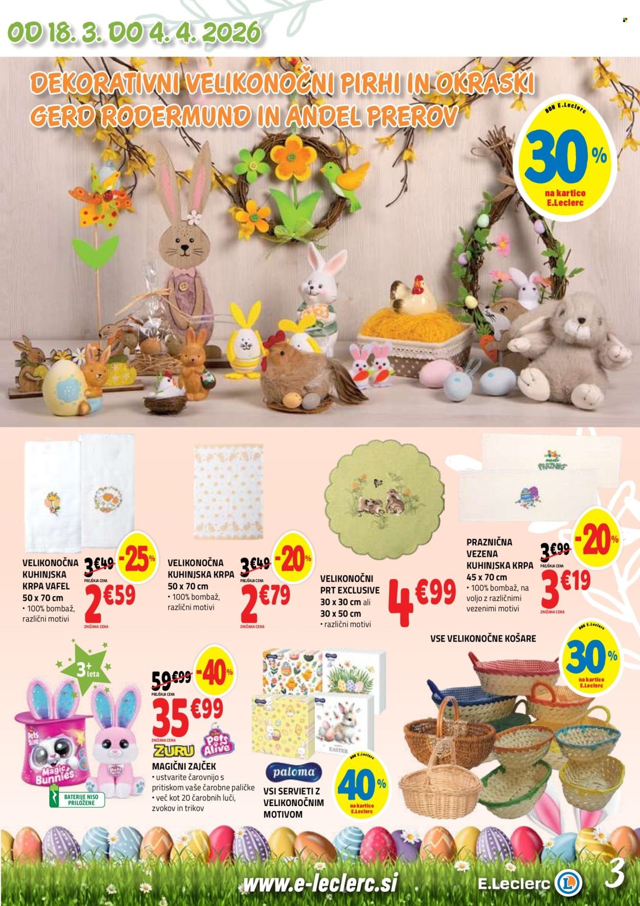 E.LECLERC katalog - Od srede, 18. 3. 2026 (2026-03-18 - 2026-03-28)