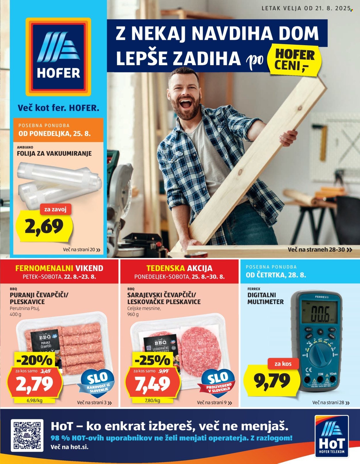 HOFER katalog - Od četrtka, 21. 8. 2025 (2025-08-21 - 2025-08-30)
