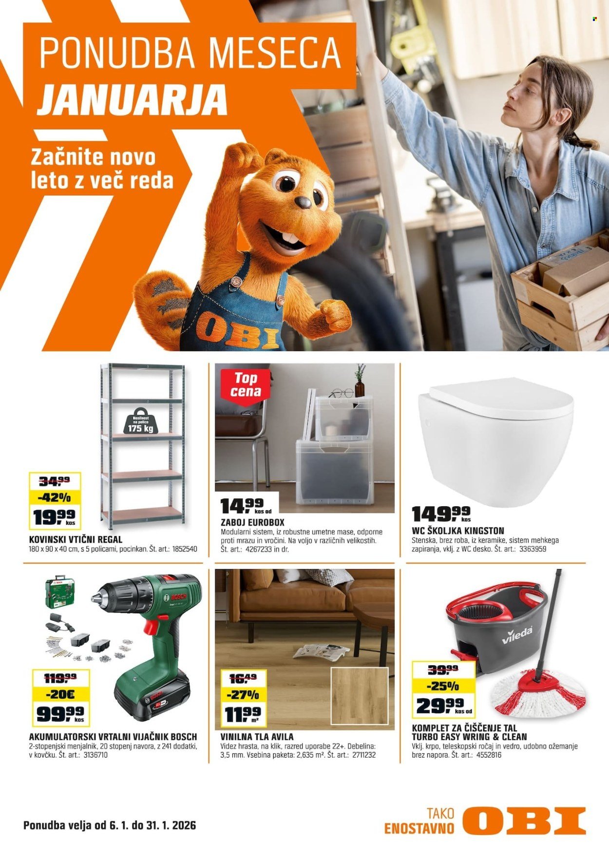 OBI katalog - Od torka, 6. 1. 2026 (2026-01-06 - 2026-01-31)