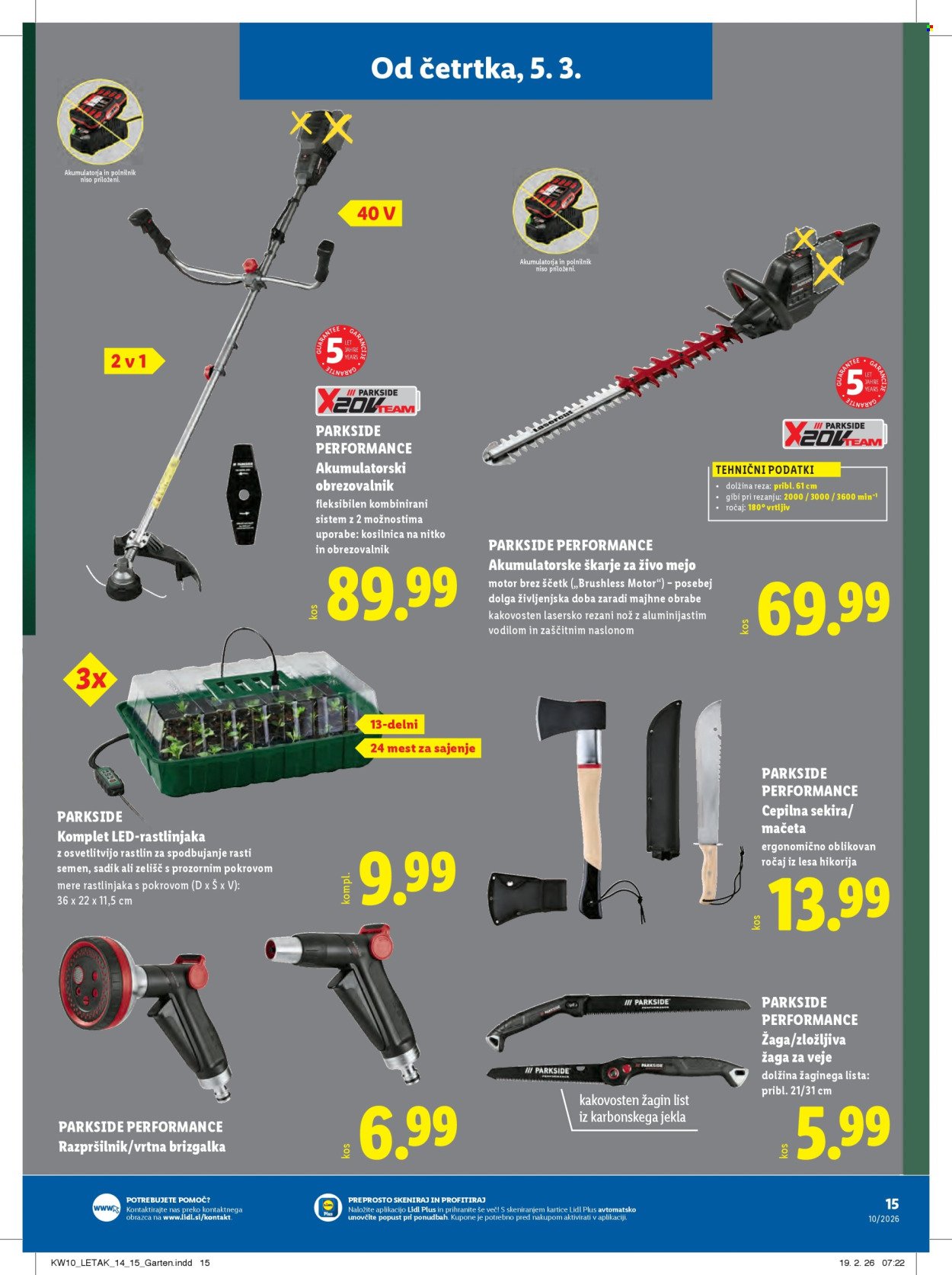 LIDL katalog - Od četrtka, 5. 3. 2026 (2026-03-05 - 2026-03-11)