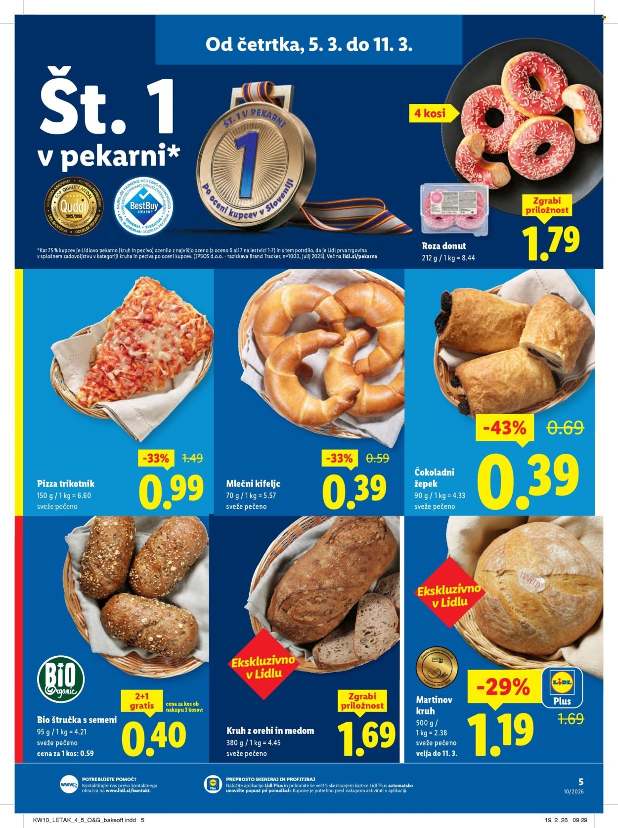 LIDL katalog - Od četrtka, 5. 3. 2026 (2026-03-05 - 2026-03-11)