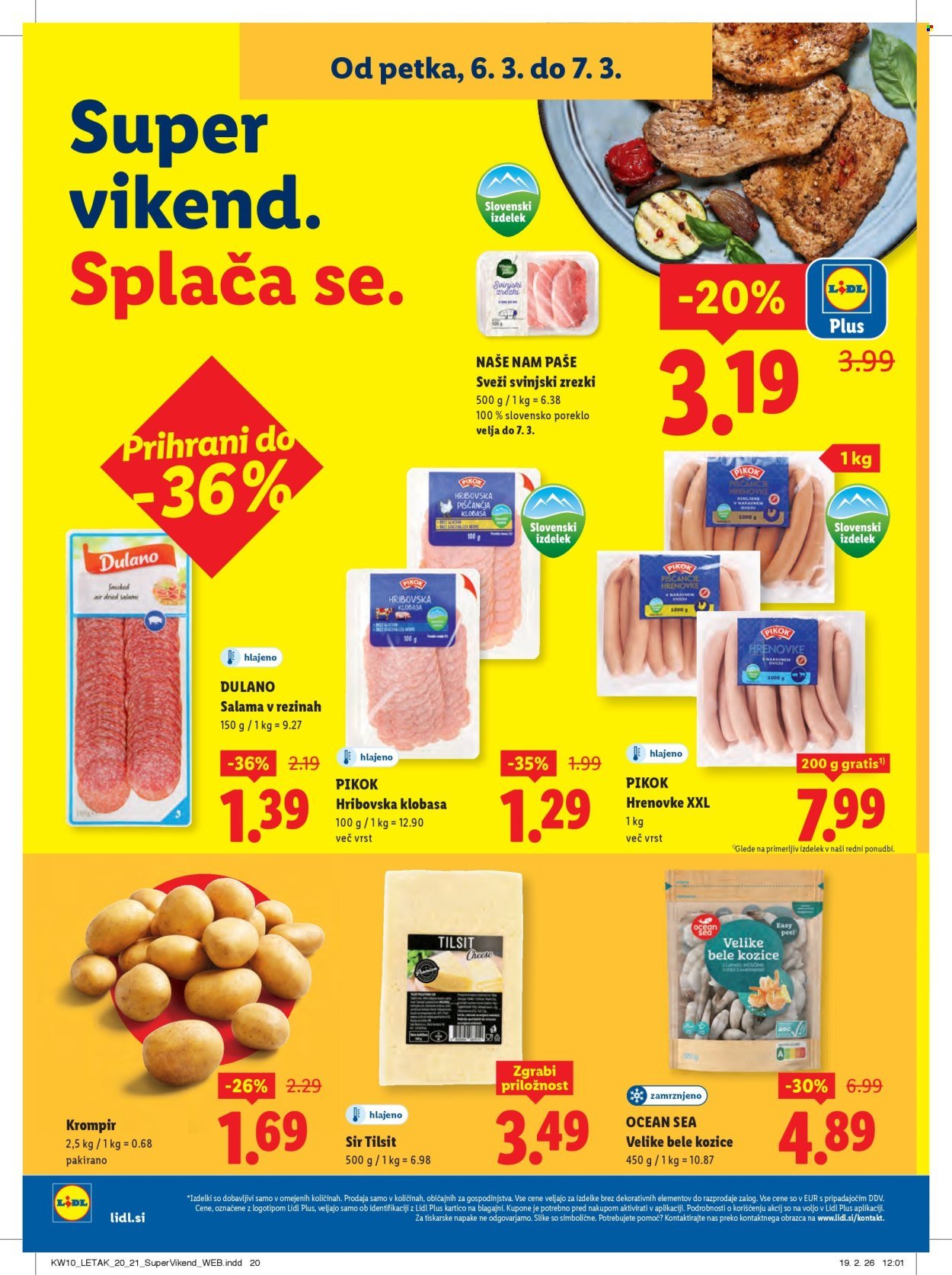 LIDL katalog - Od četrtka, 5. 3. 2026 (2026-03-05 - 2026-03-11)
