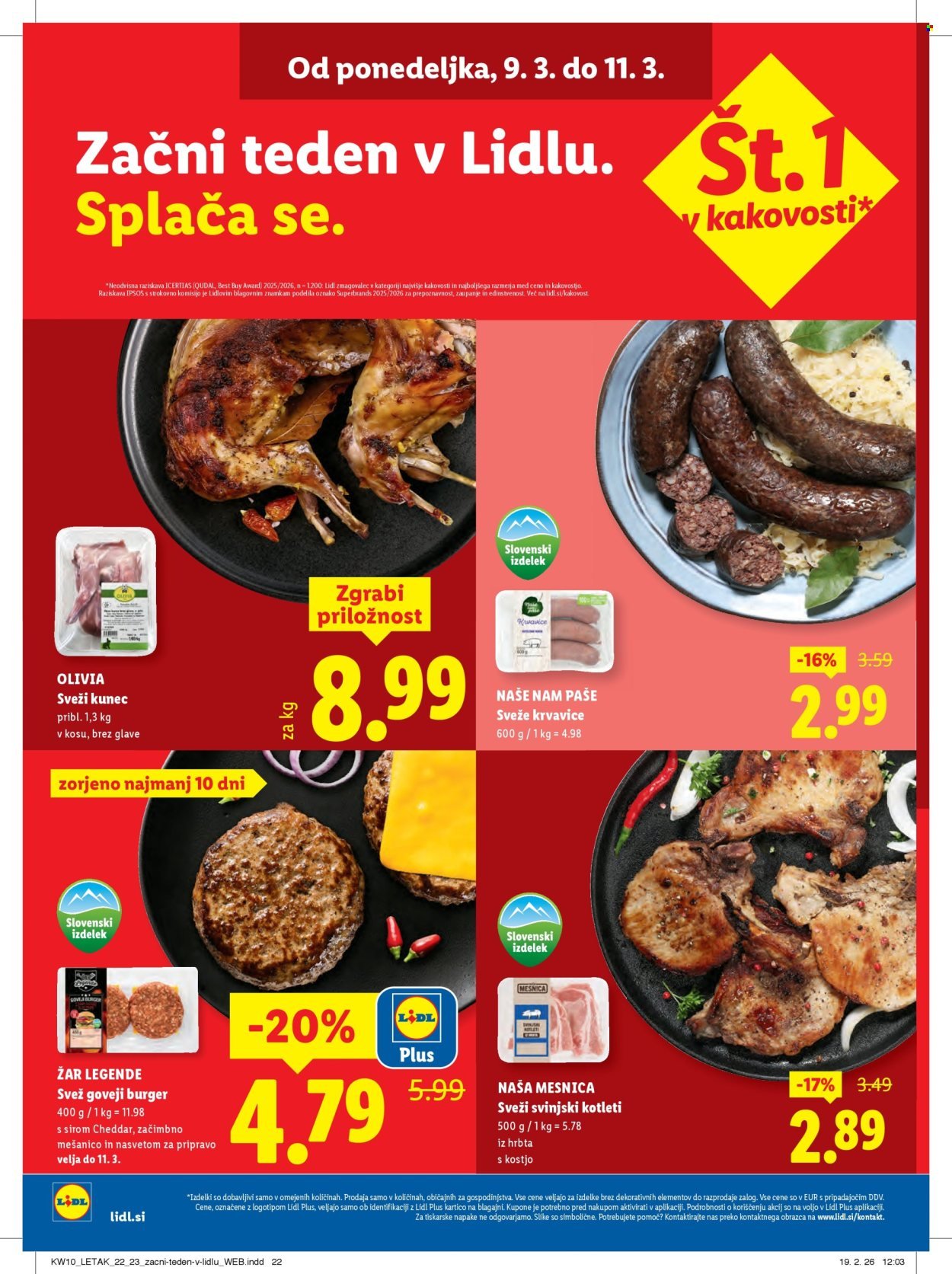 LIDL katalog - Od četrtka, 5. 3. 2026 (2026-03-05 - 2026-03-11)