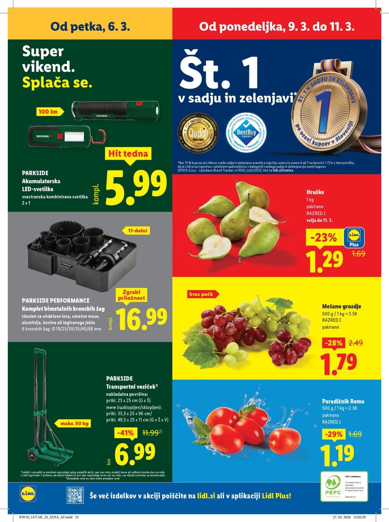 LIDL katalog - Od četrtka, 5. 3. 2026 (2026-03-05 - 2026-03-11)