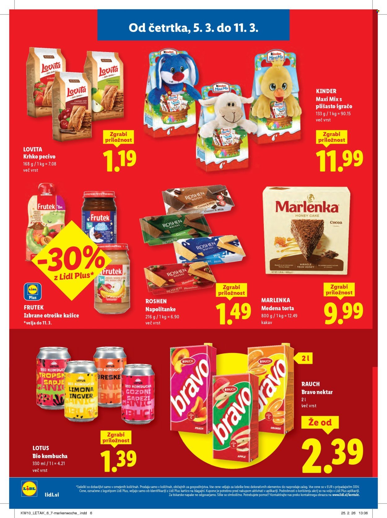 LIDL katalog - Od četrtka, 5. 3. 2026 (2026-03-05 - 2026-03-11)
