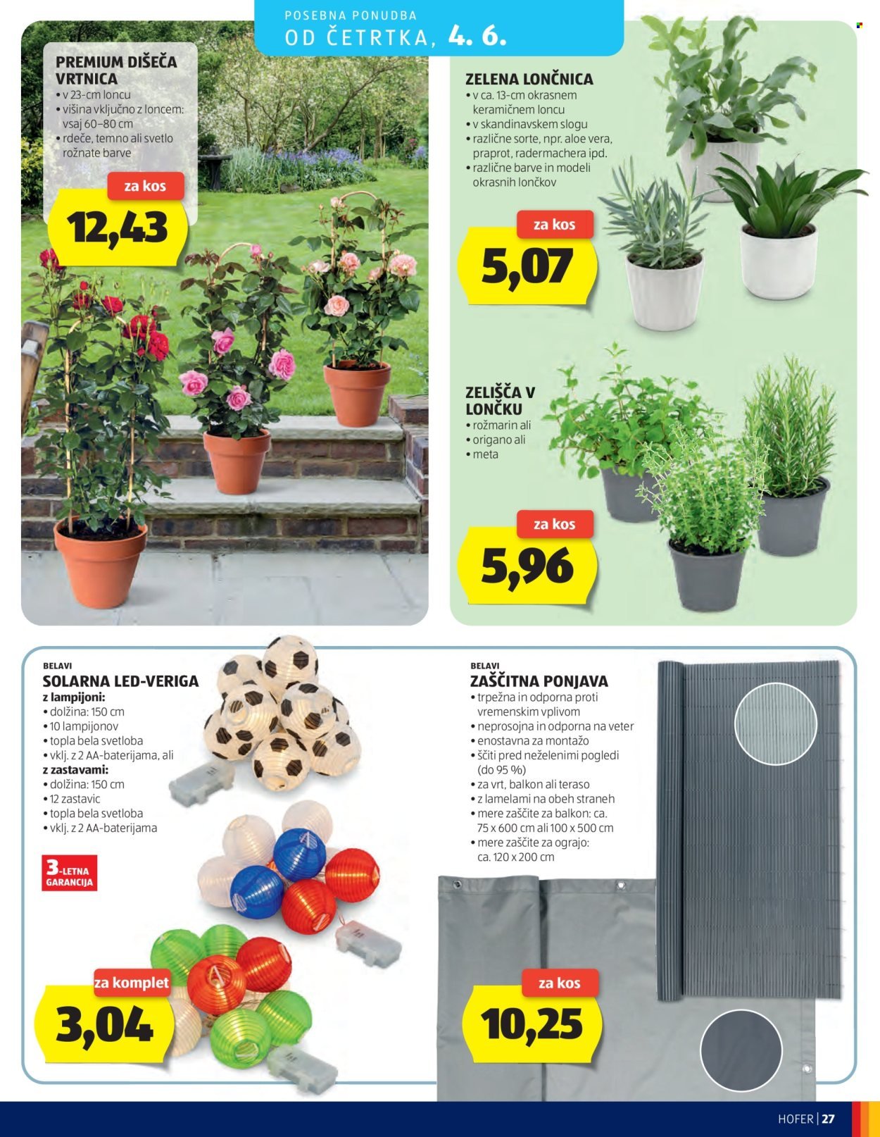 HOFER katalog - Od srede, 27. 5. 2026