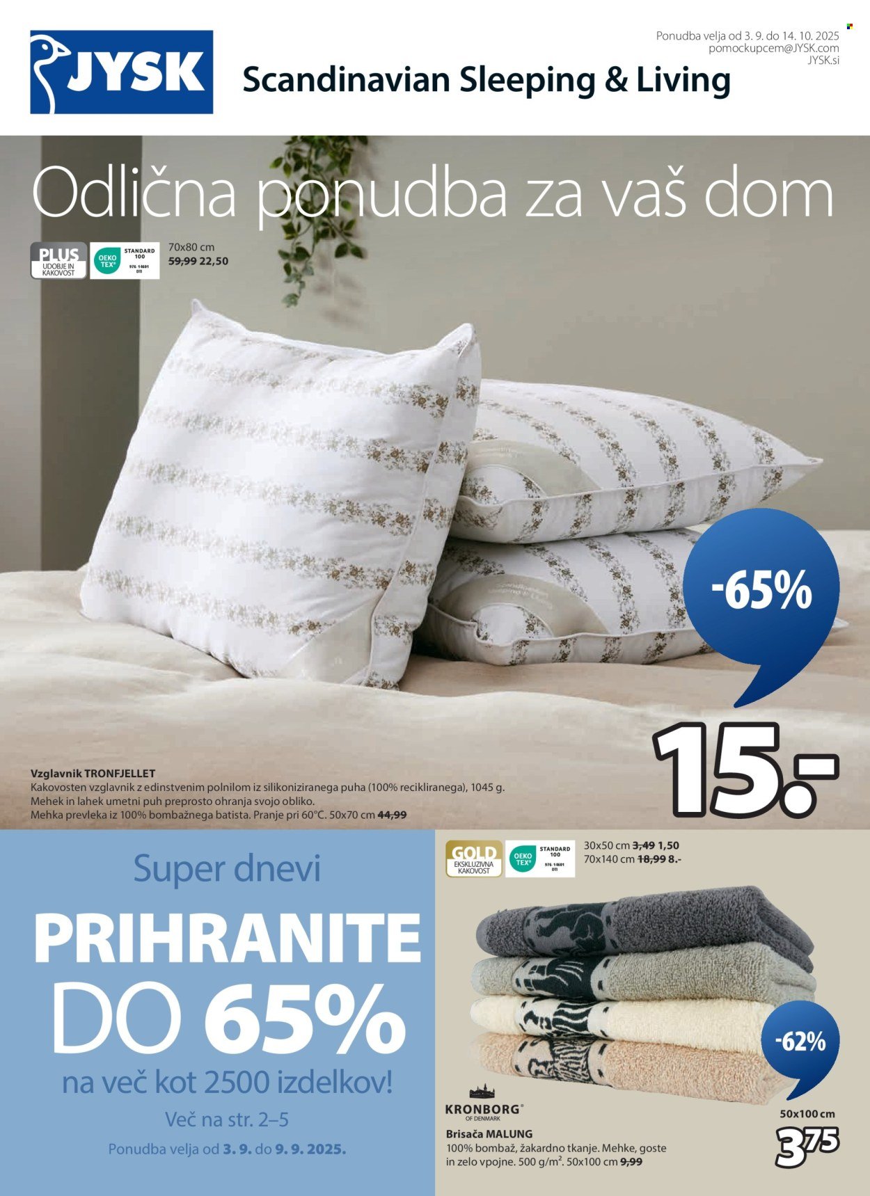 JYSK katalog - Od srede, 3. 9. 2025 (2025-09-03 - 2025-10-14)