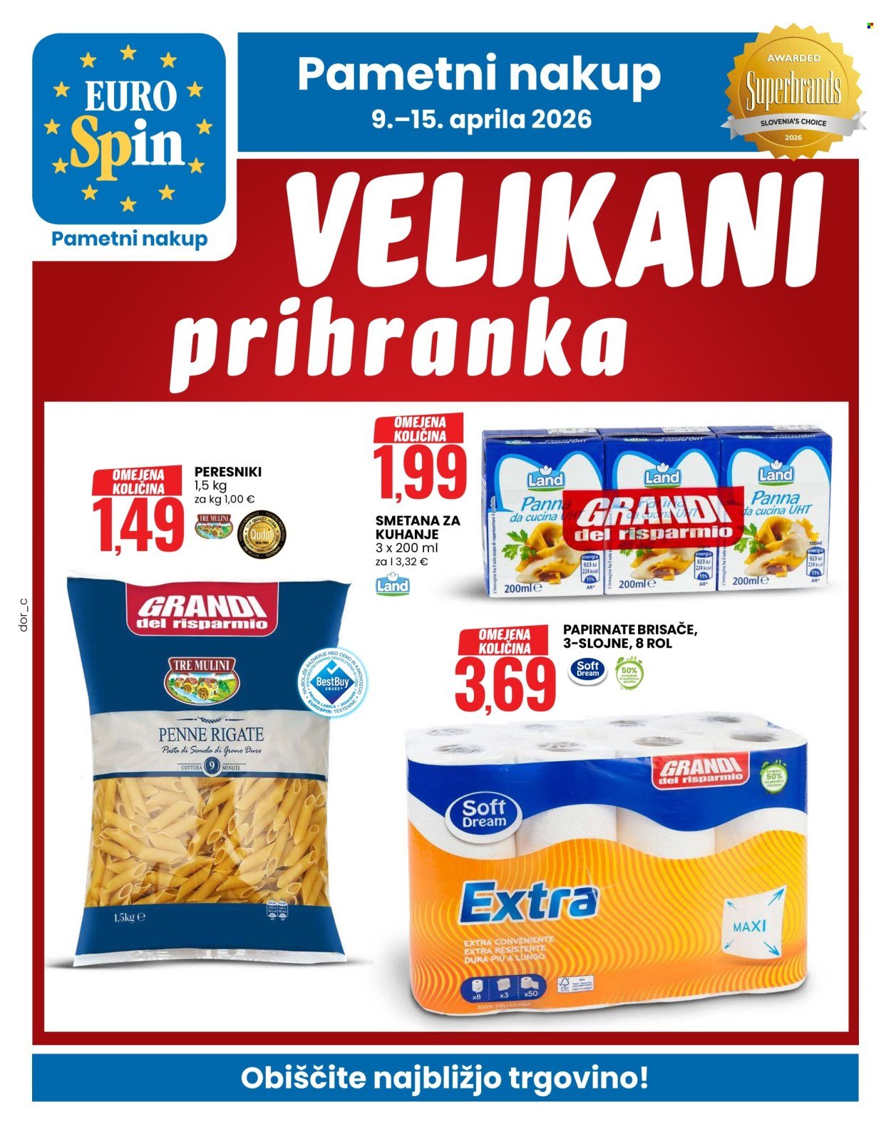 EUROSPIN katalog - Velikani prihranka (2026-04-09 - 2026-04-15)