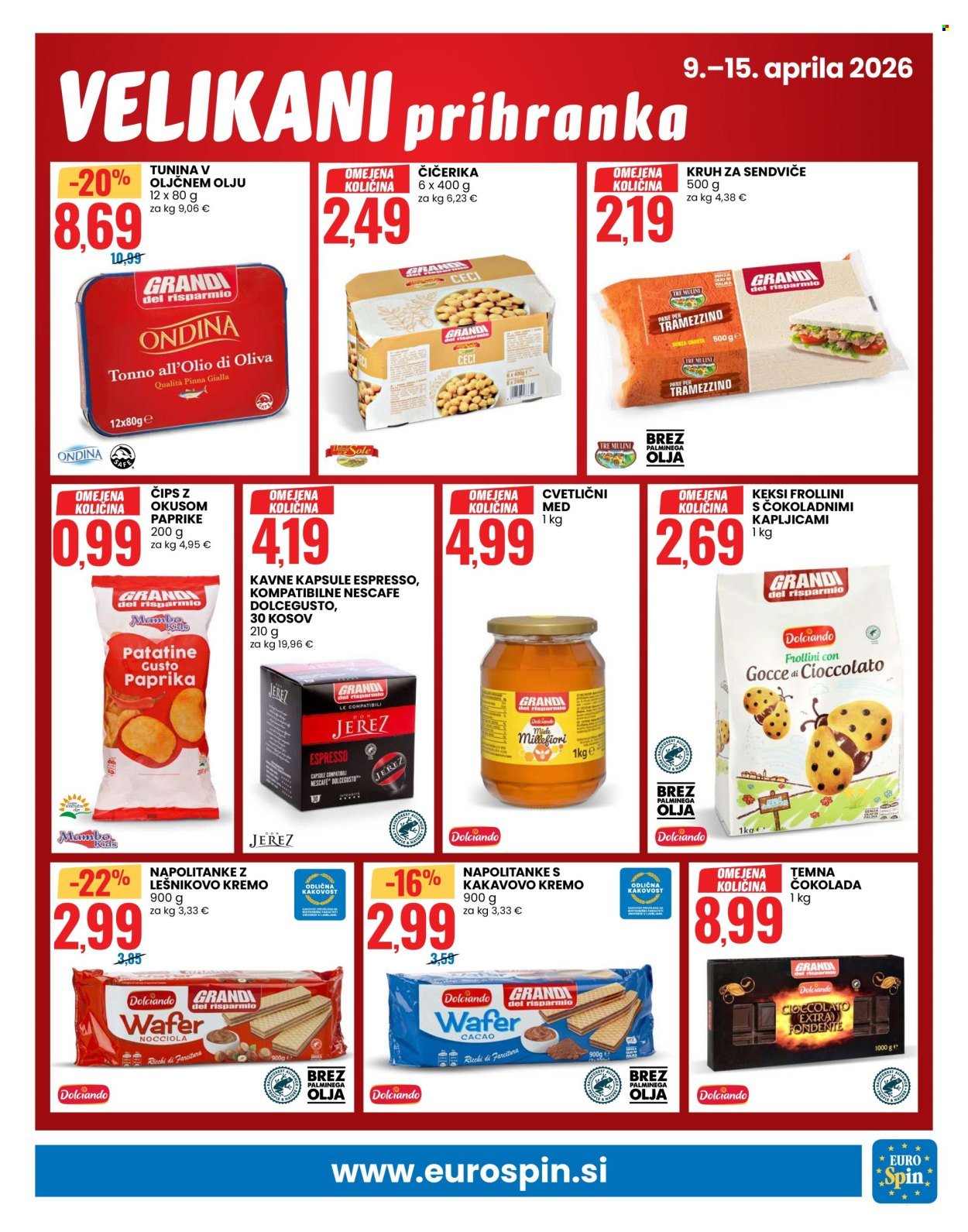 EUROSPIN katalog - Velikani prihranka (2026-04-09 - 2026-04-15)