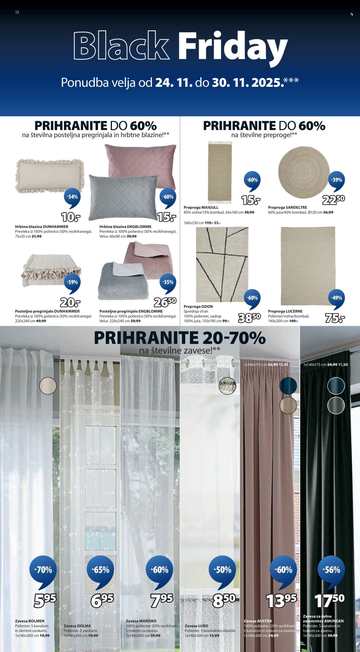 JYSK katalog - Od ponedeljek, 24. 11. 2025 (2025-11-24 - 2025-11-30)