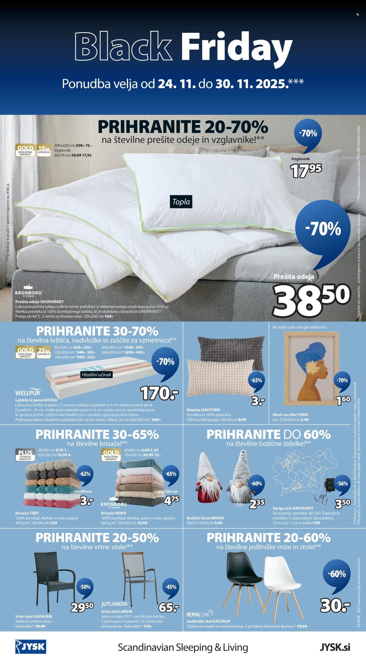 JYSK katalog - Od ponedeljek, 24. 11. 2025 (2025-11-24 - 2025-11-30)