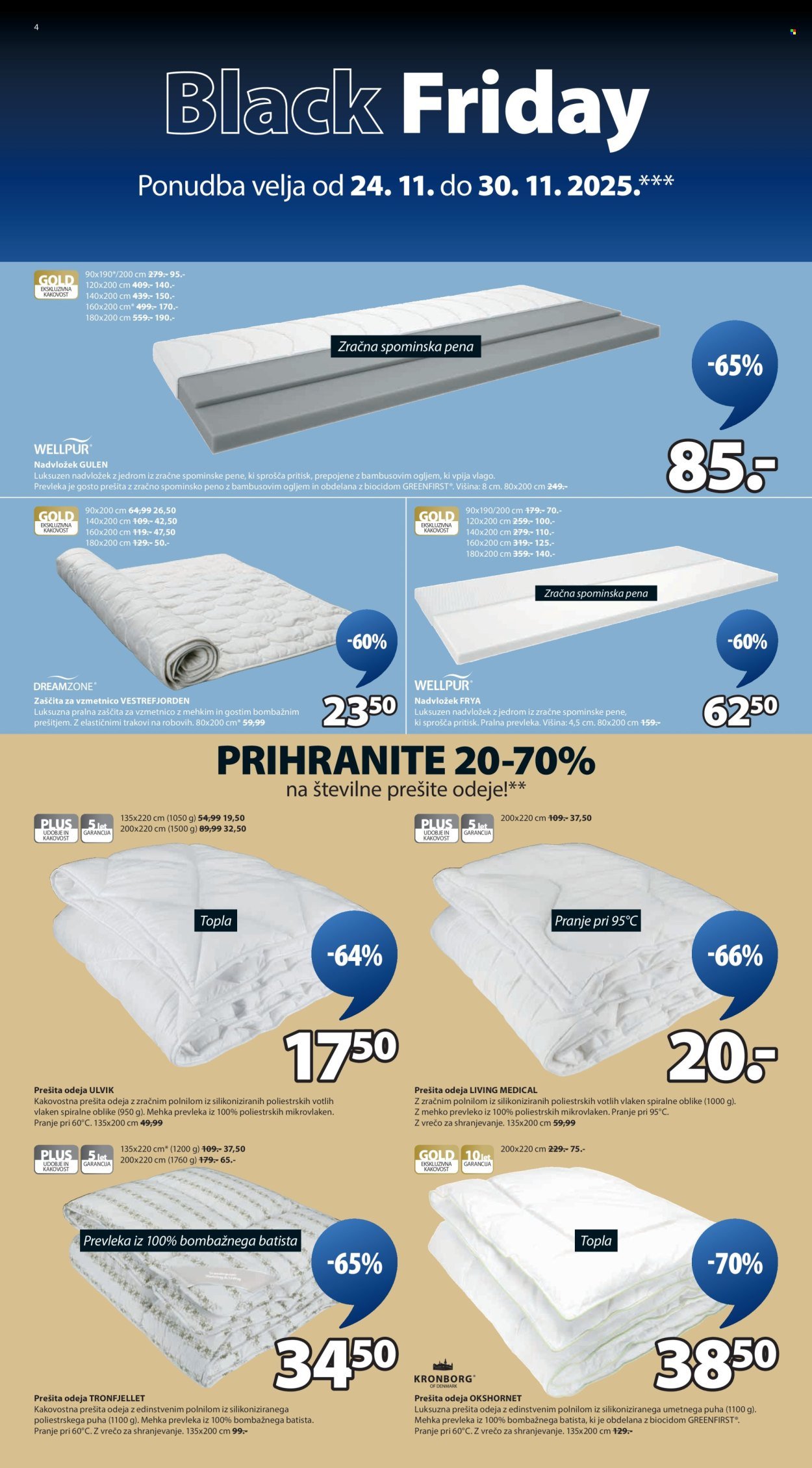 JYSK katalog - Od ponedeljek, 24. 11. 2025 (2025-11-24 - 2025-11-30)