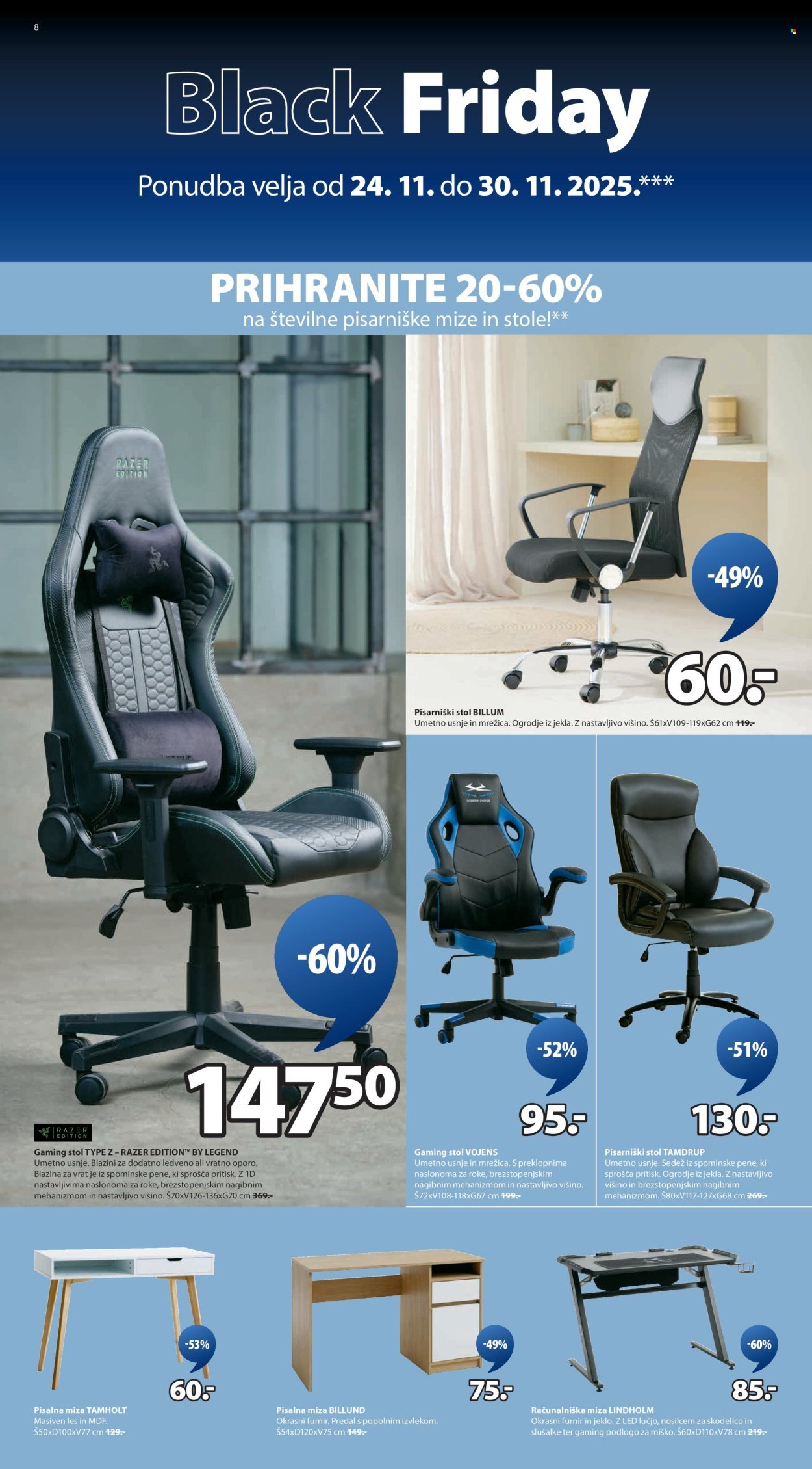 JYSK katalog - Od ponedeljek, 24. 11. 2025 (2025-11-24 - 2025-11-30)