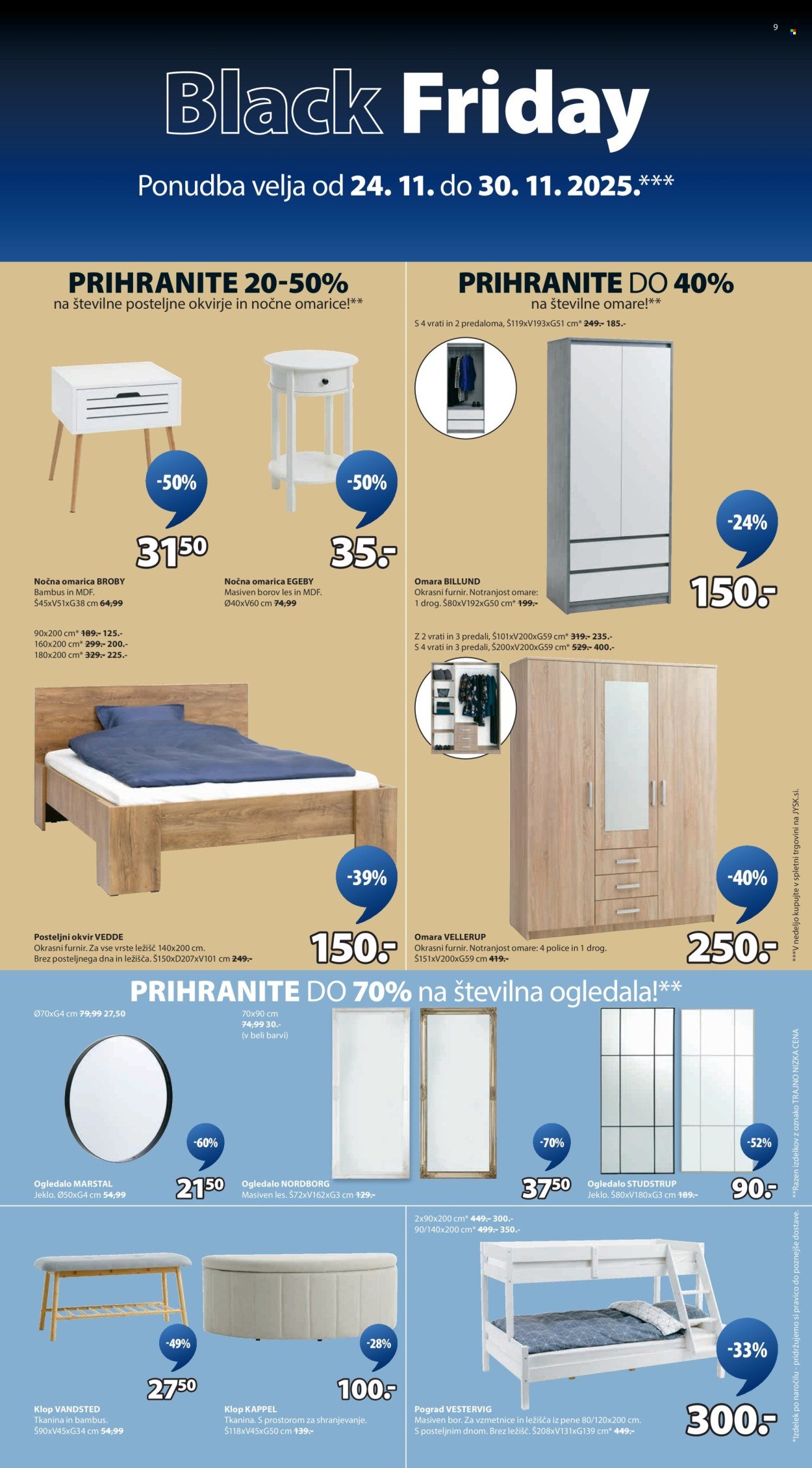 JYSK katalog - Od ponedeljek, 24. 11. 2025 (2025-11-24 - 2025-11-30)