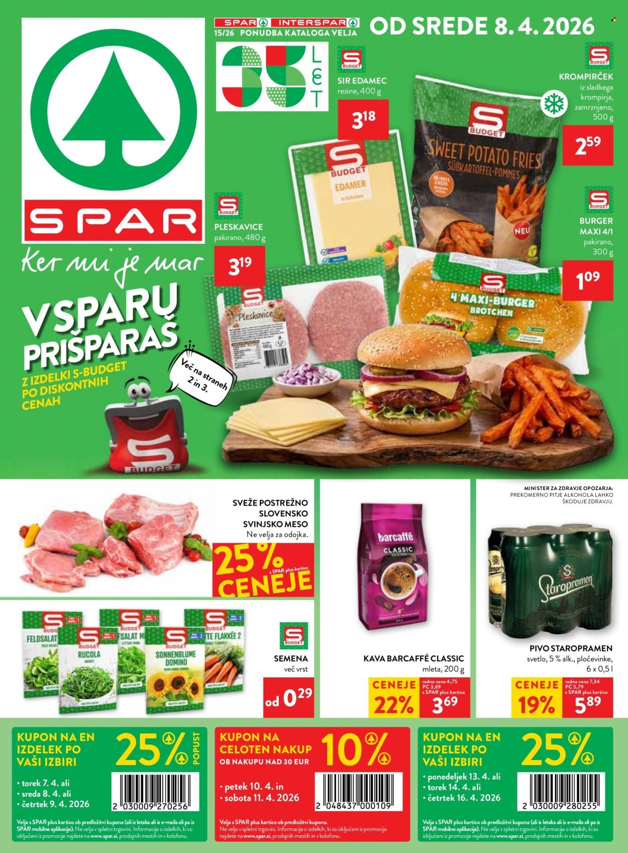 SPAR katalog - Od srede, 8. 4. 2026 (2026-04-08 - 2026-04-21)