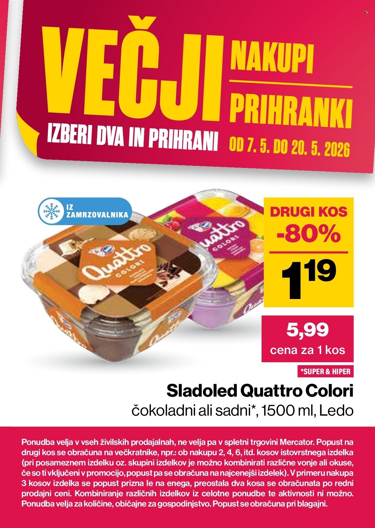 MERCATOR katalog - Katalog Veliki nakupi, veliki prihranki (2026-05-07 - 2026-05-20)