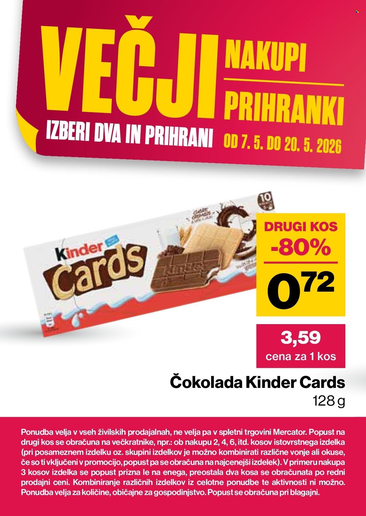 MERCATOR katalog - Katalog Veliki nakupi, veliki prihranki (2026-05-07 - 2026-05-20)