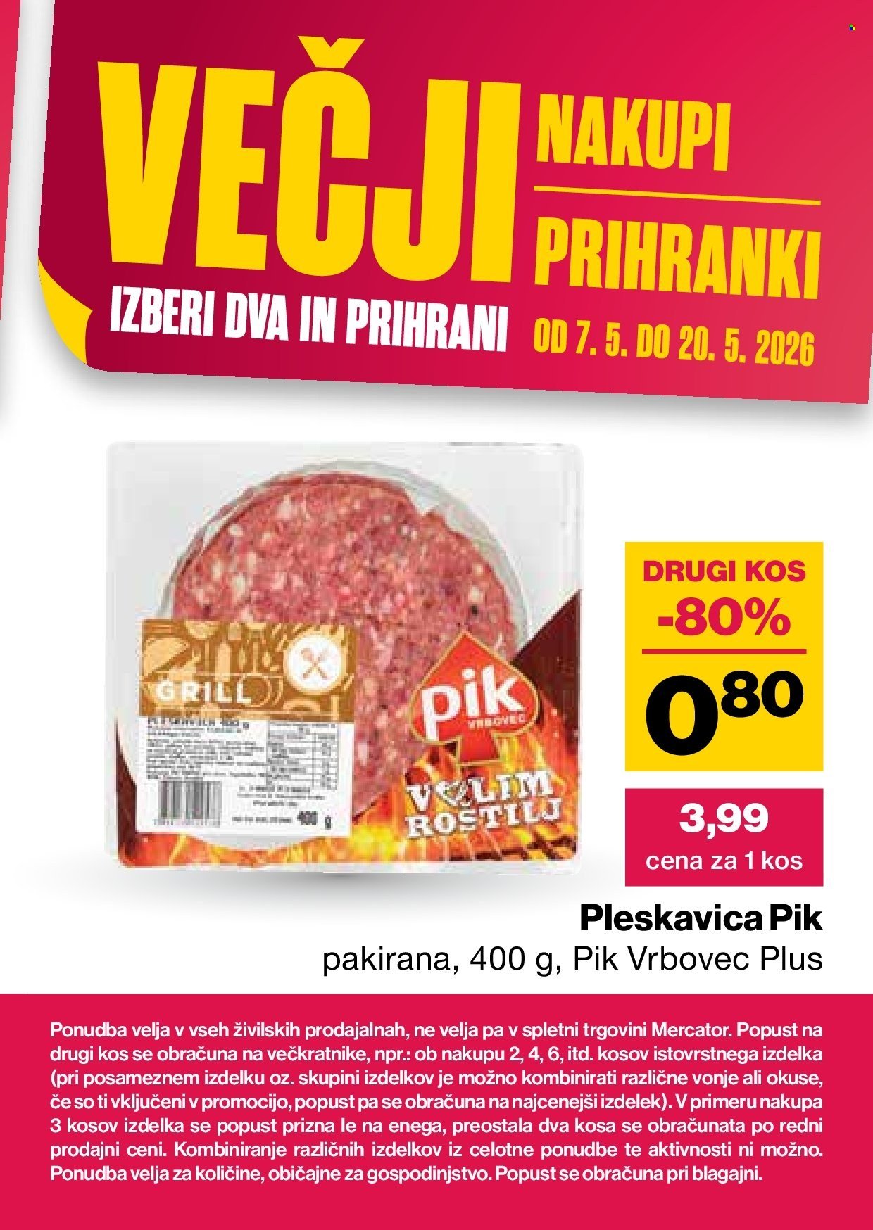 MERCATOR katalog - Katalog Veliki nakupi, veliki prihranki (2026-05-07 - 2026-05-20)