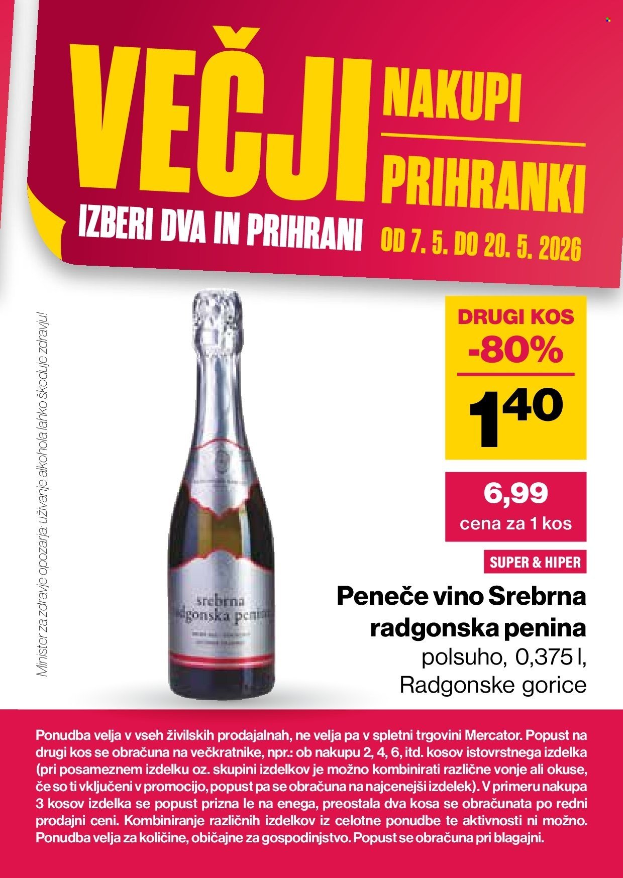 MERCATOR katalog - Katalog Veliki nakupi, veliki prihranki (2026-05-07 - 2026-05-20)