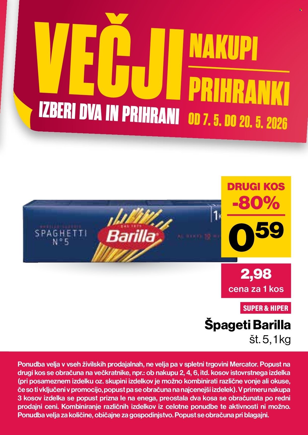 MERCATOR katalog - Katalog Veliki nakupi, veliki prihranki (2026-05-07 - 2026-05-20)