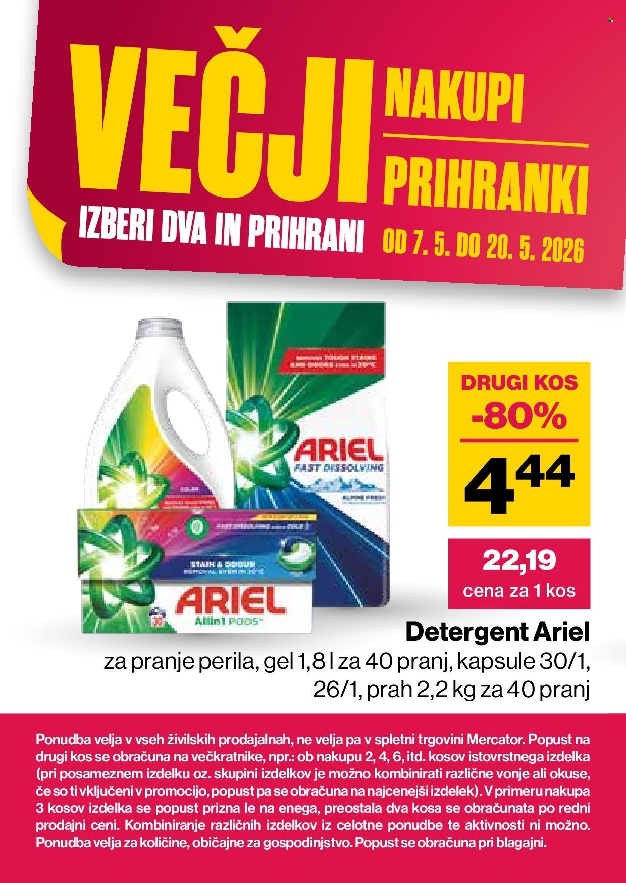 MERCATOR katalog - Katalog Veliki nakupi, veliki prihranki (2026-05-07 - 2026-05-20)