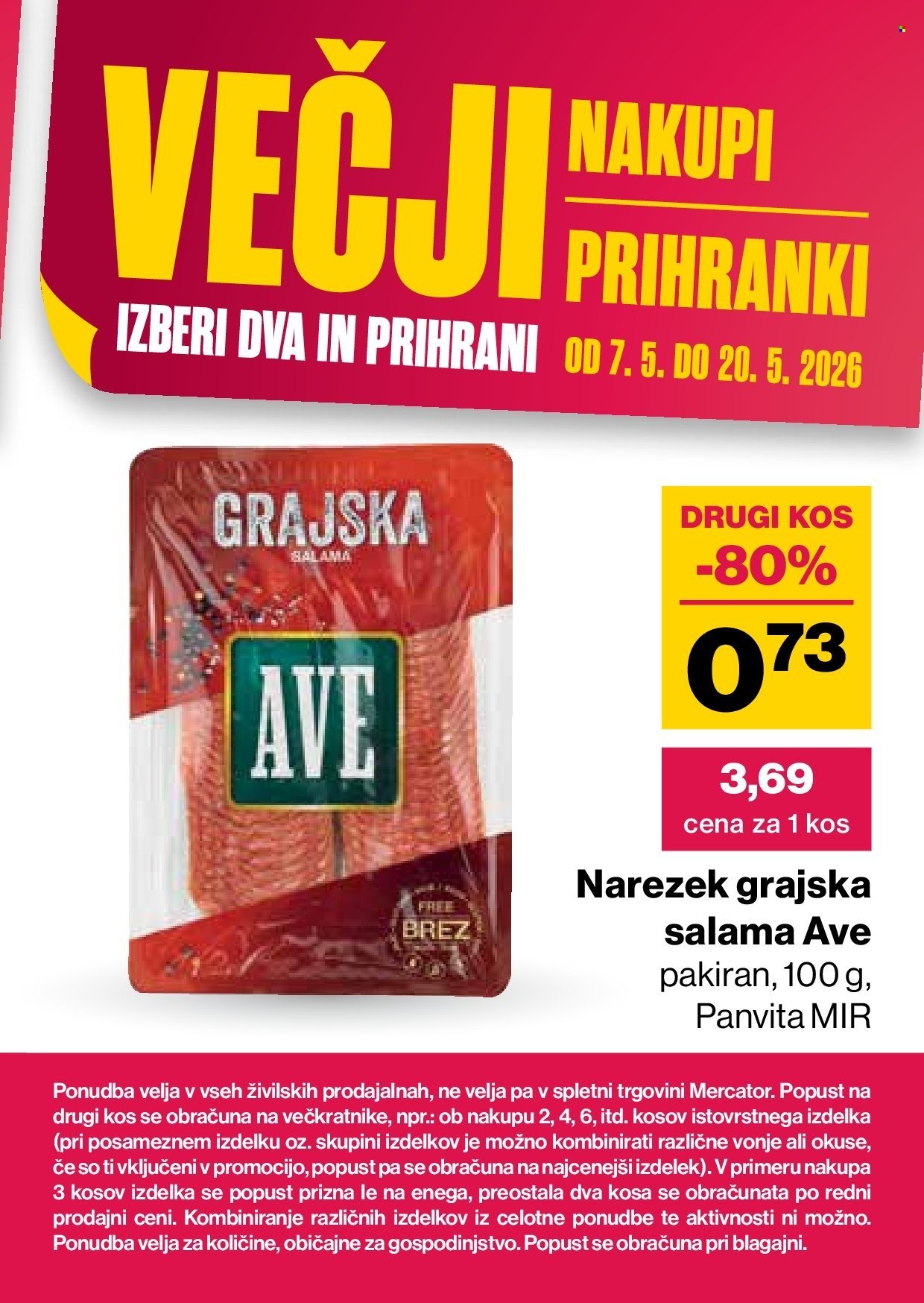 MERCATOR katalog - Katalog Veliki nakupi, veliki prihranki (2026-05-07 - 2026-05-20)