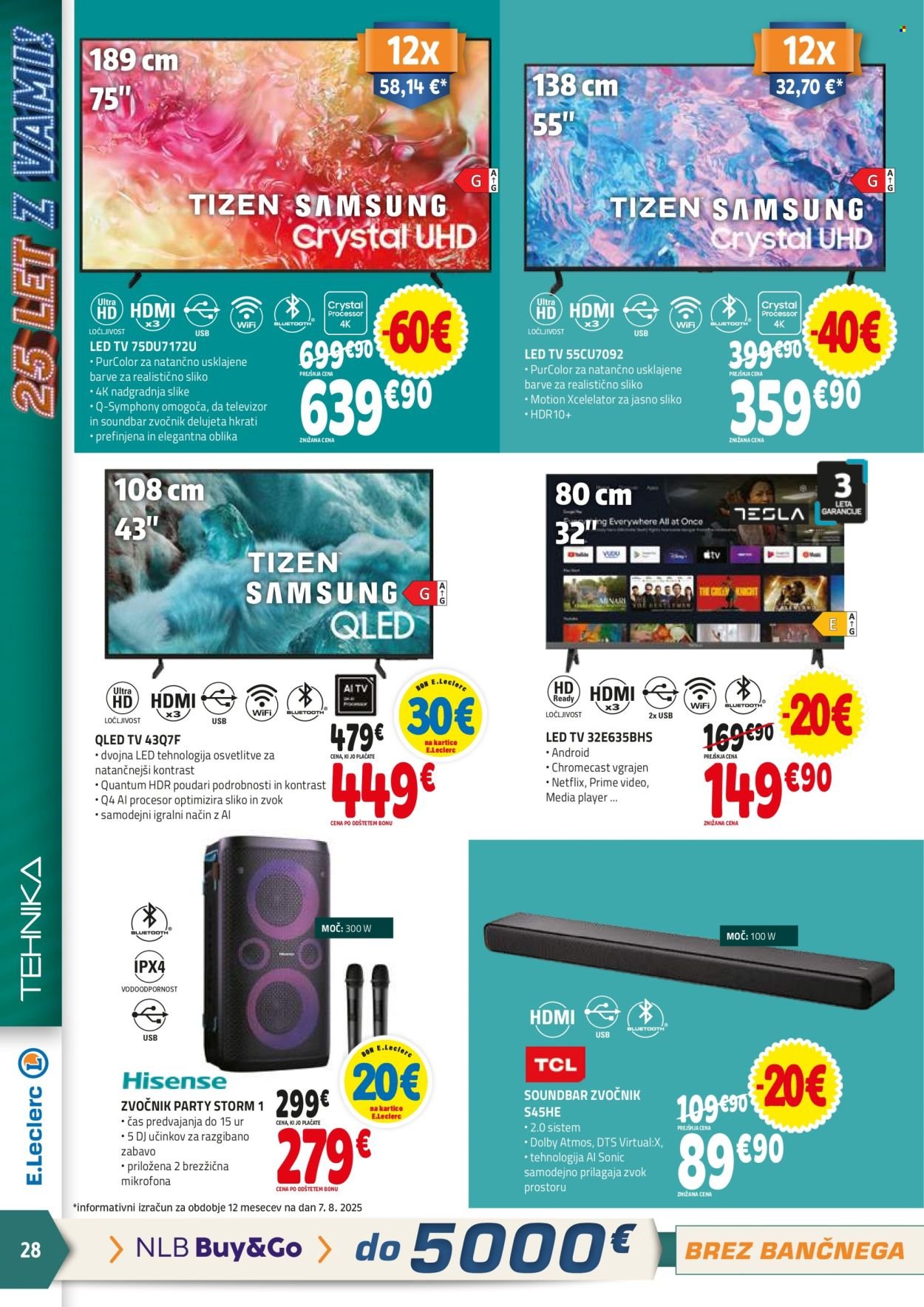 E.LECLERC katalog - Od srede, 20. 8. 2025 (2025-08-20 - 2025-08-30)