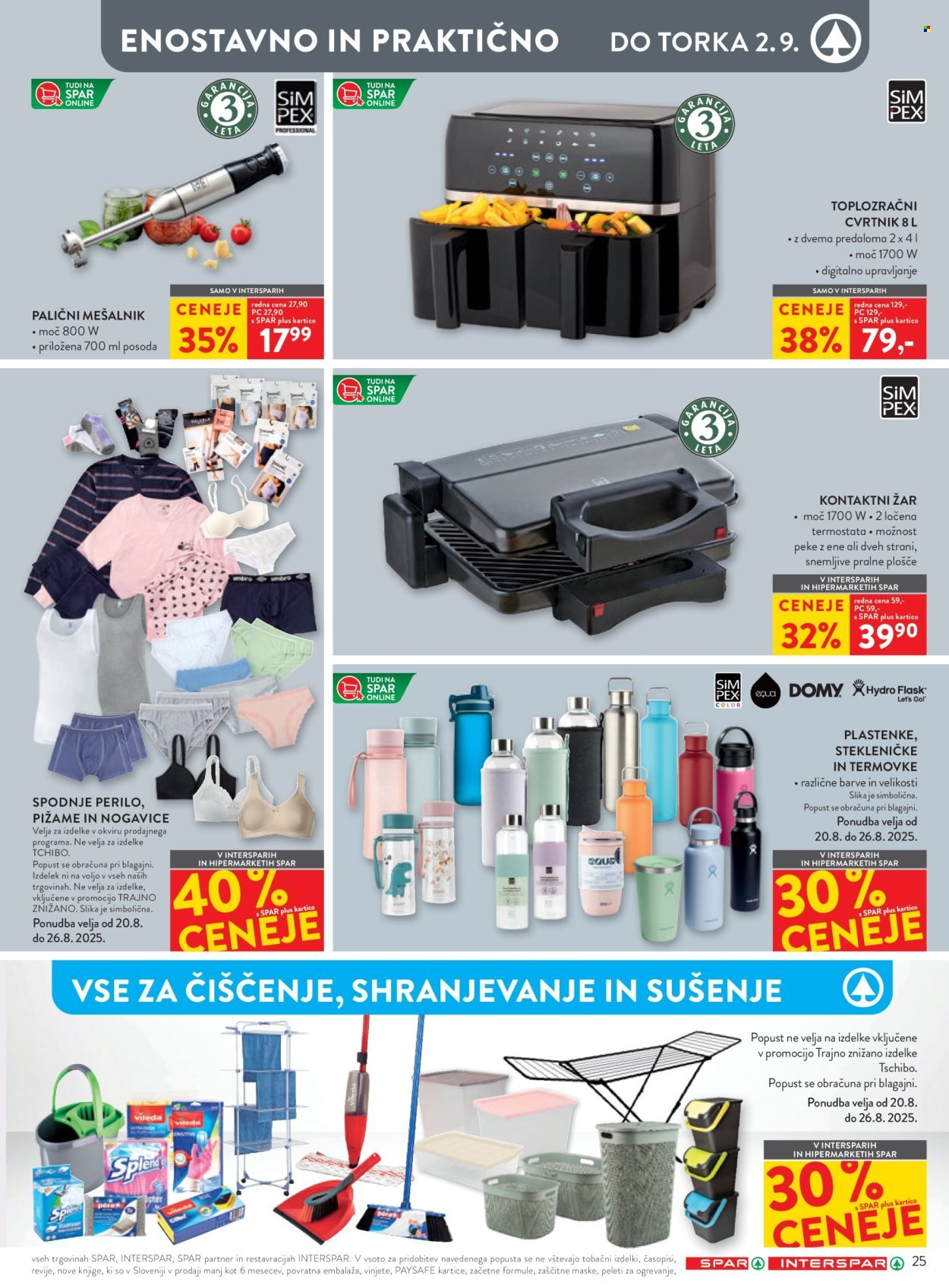 SPAR katalog - Od srede, 20. 8. 2025 (2025-08-20 - 2025-09-02)