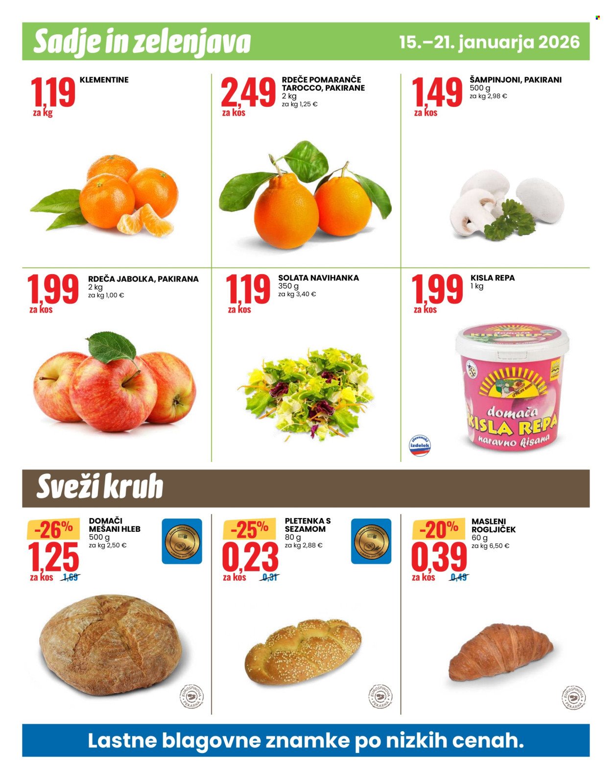 EUROSPIN katalog - Kakovost po nizkih cenah (2026-01-15 - 2026-01-21)