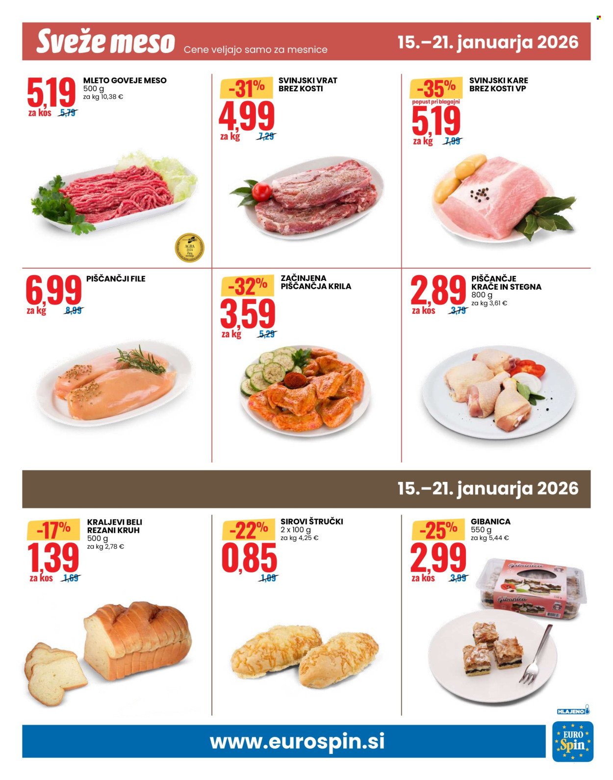 EUROSPIN katalog - Kakovost po nizkih cenah (2026-01-15 - 2026-01-21)