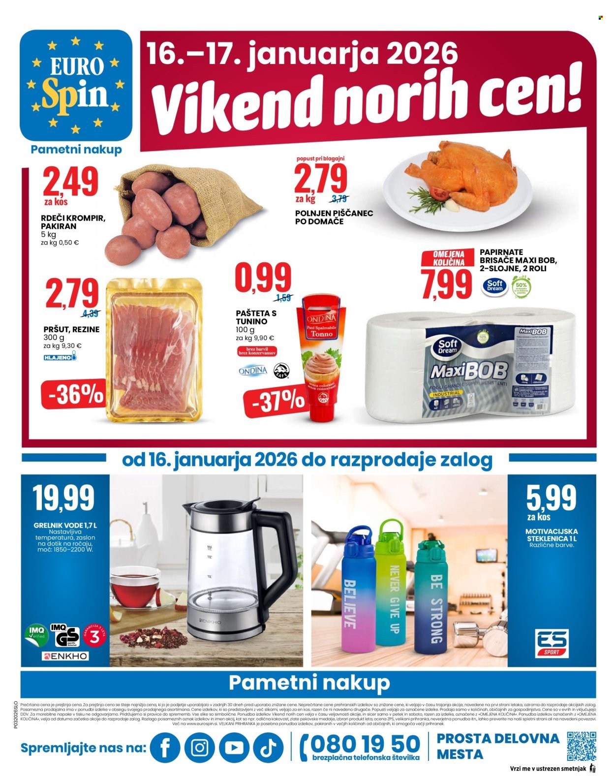 EUROSPIN katalog - Kakovost po nizkih cenah (2026-01-15 - 2026-01-21)