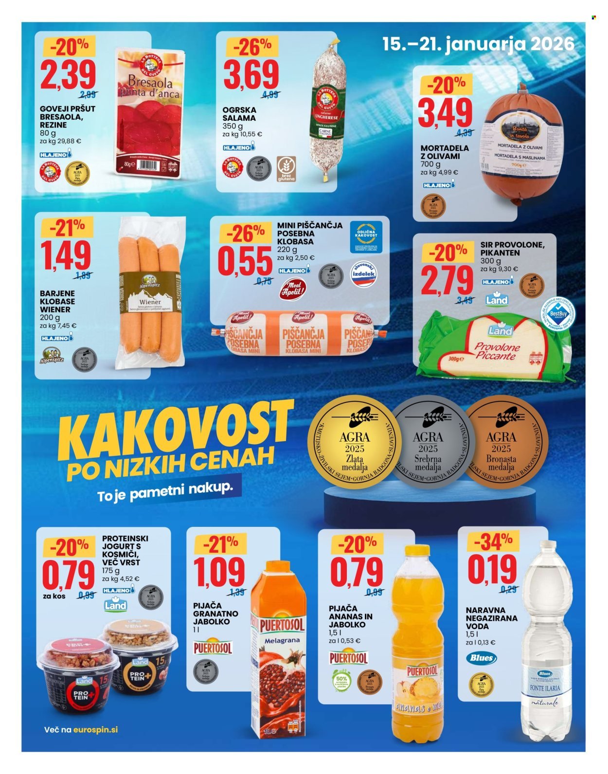 EUROSPIN katalog - Kakovost po nizkih cenah (2026-01-15 - 2026-01-21)