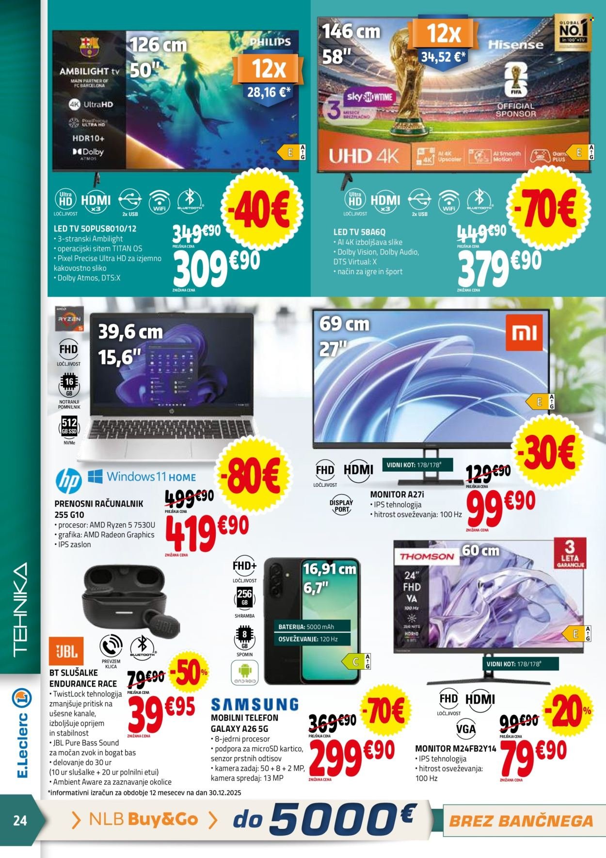 E.LECLERC katalog - Od srede, 14. 1. 2026 (2026-01-14 - 2026-01-24)