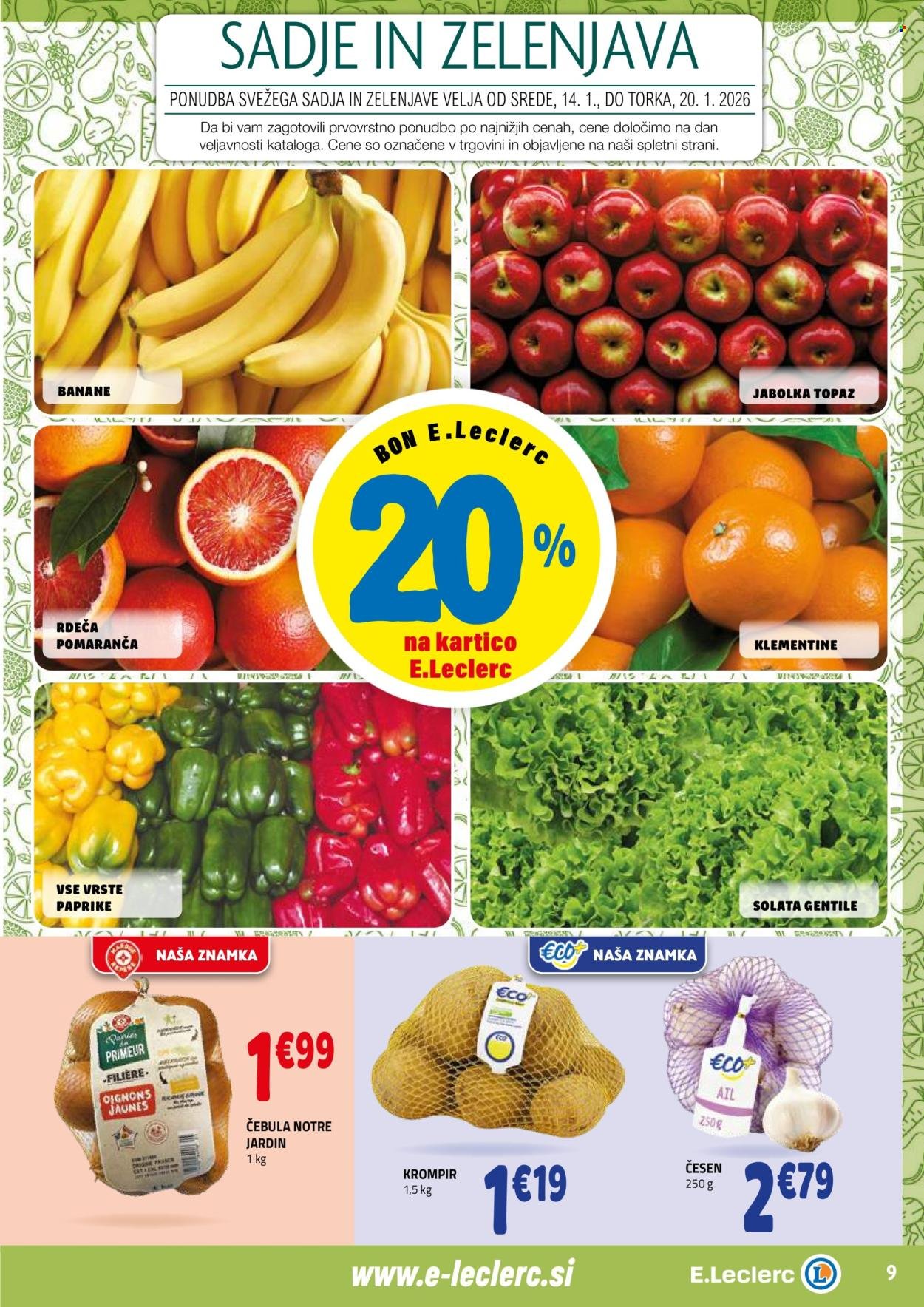 E.LECLERC katalog - Od srede, 14. 1. 2026 (2026-01-14 - 2026-01-24)