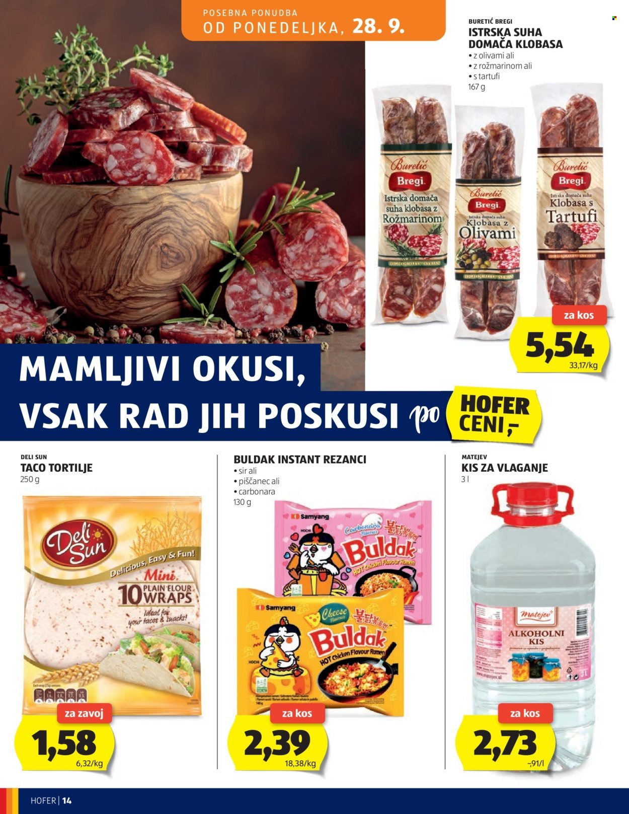 HOFER katalog - Od srede, 23. 9. 2026