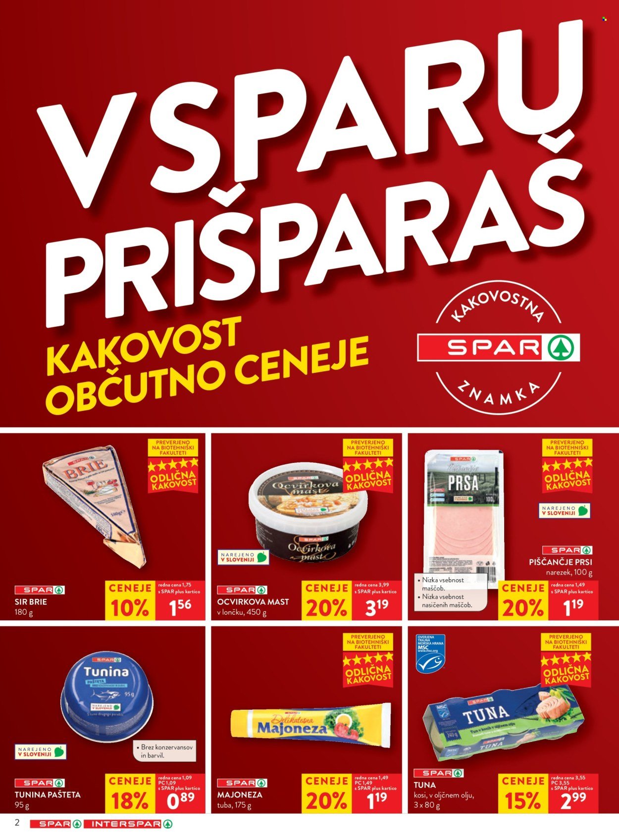 SPAR katalog - Od srede, 17. 9. 2025 (2025-09-17 - 2025-09-30)