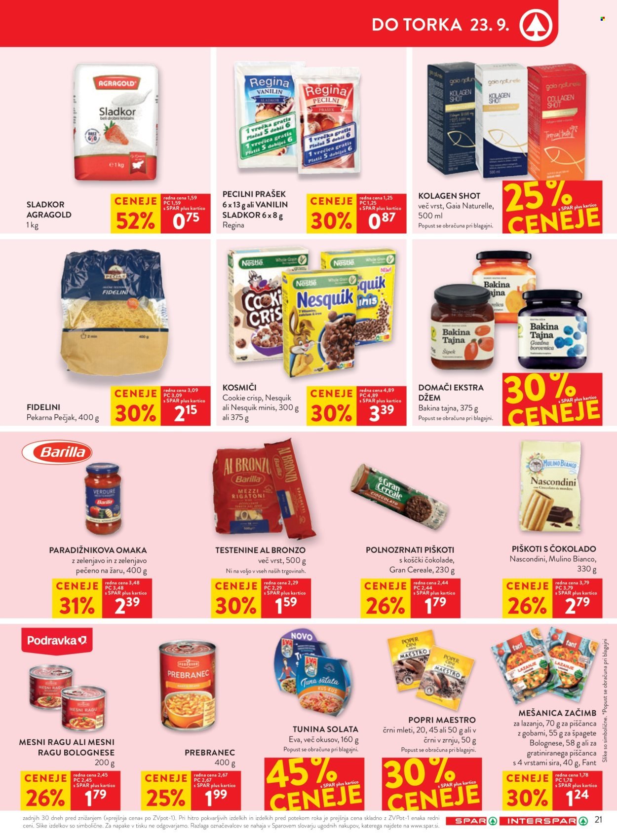 SPAR katalog - Od srede, 17. 9. 2025 (2025-09-17 - 2025-09-30)