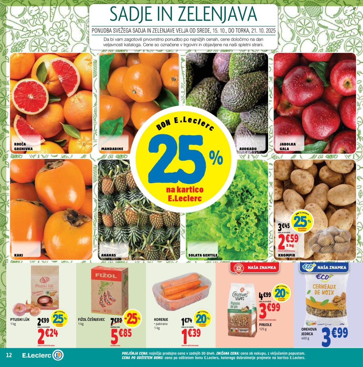 E.LECLERC katalog - Od srede, 15. 10. 2025 (2025-10-15 - 2025-10-25)