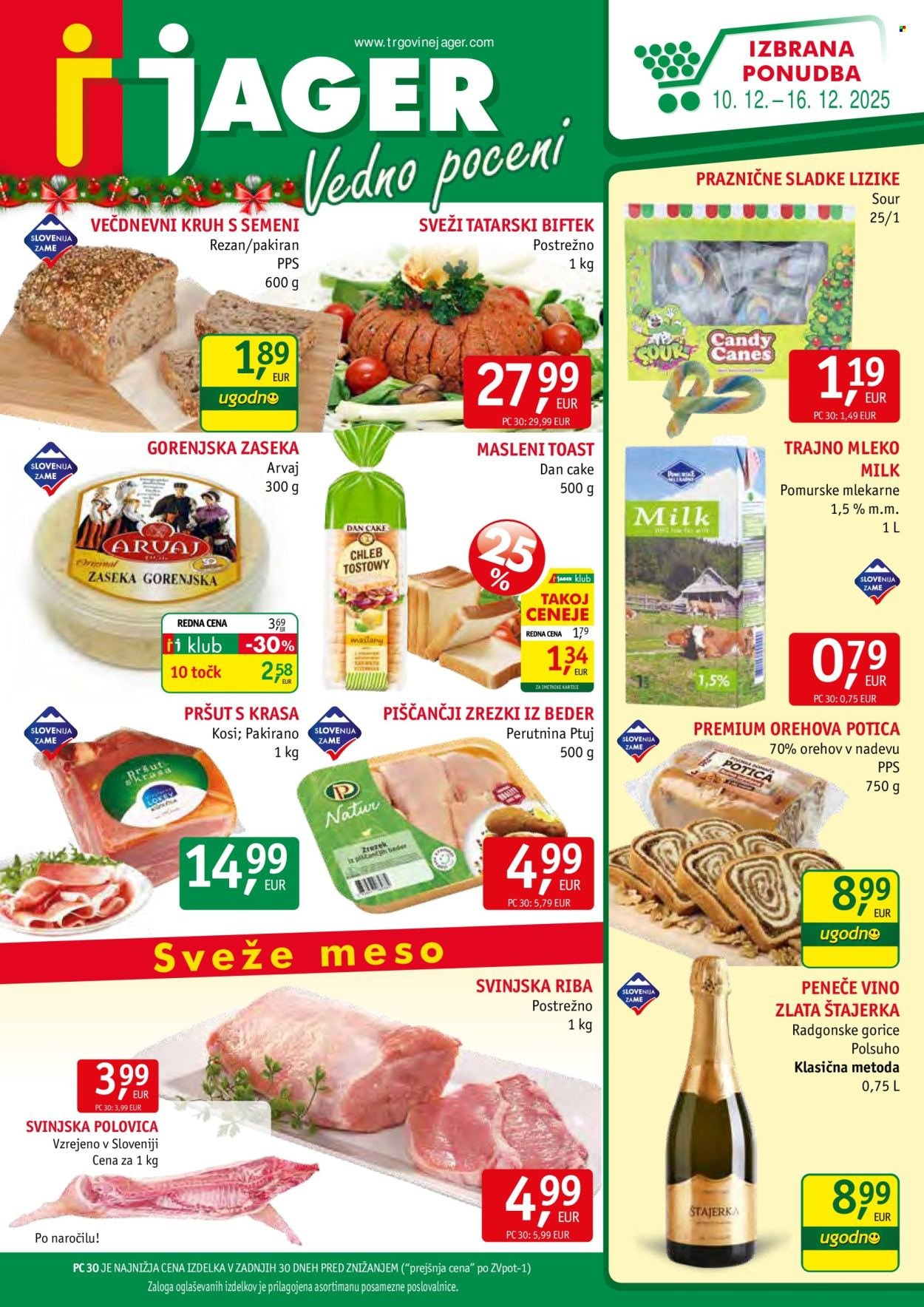 JAGER katalog - Katalog živila (2025-12-10 - 2025-12-16)
