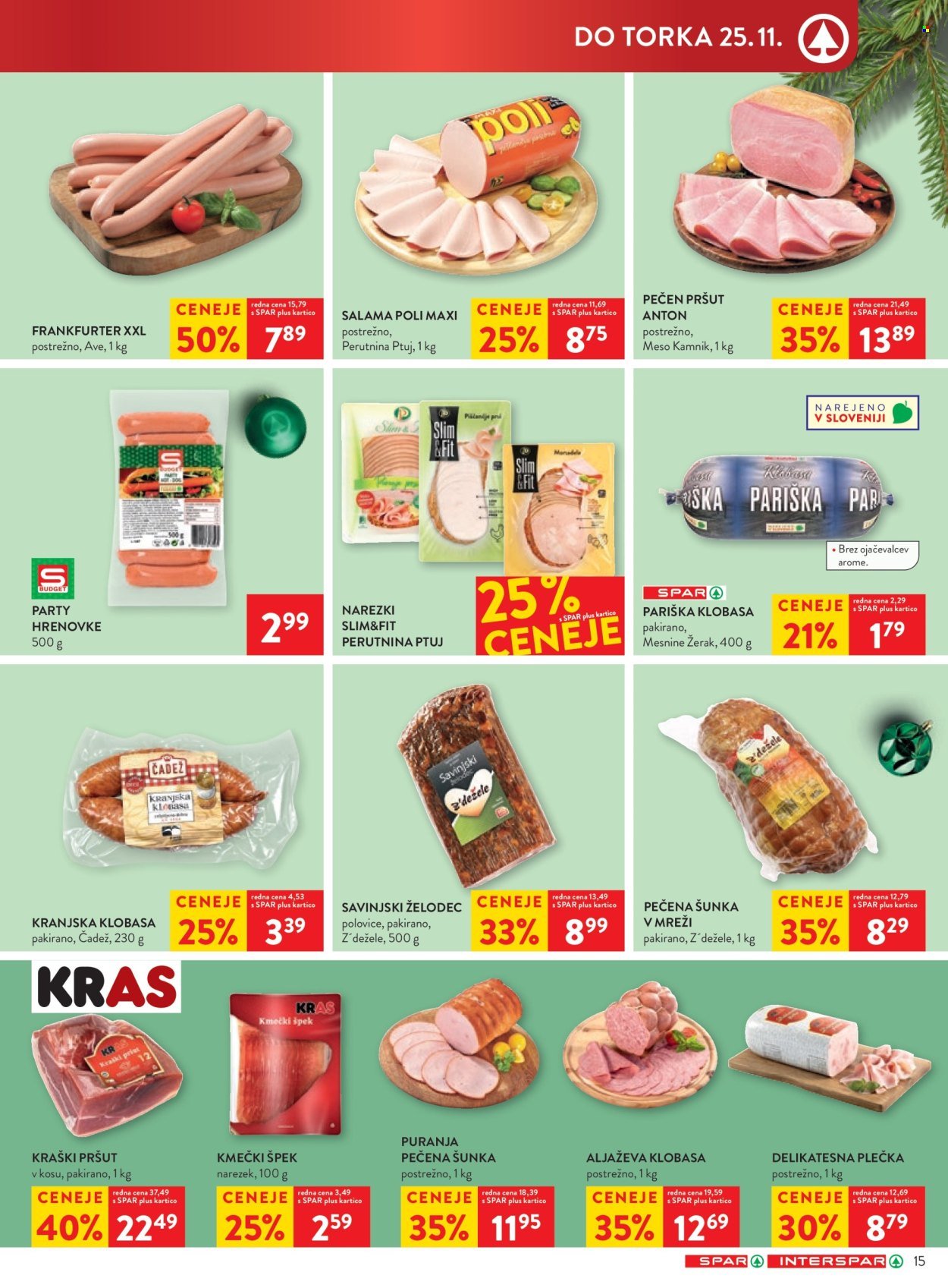 SPAR katalog - Od srede, 19. 11. 2025 (2025-11-19 - 2025-12-02)