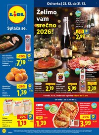 LIDL katalog - Od torka, 23. 12. 2025 (2025-12-23 - 2025-12-31)