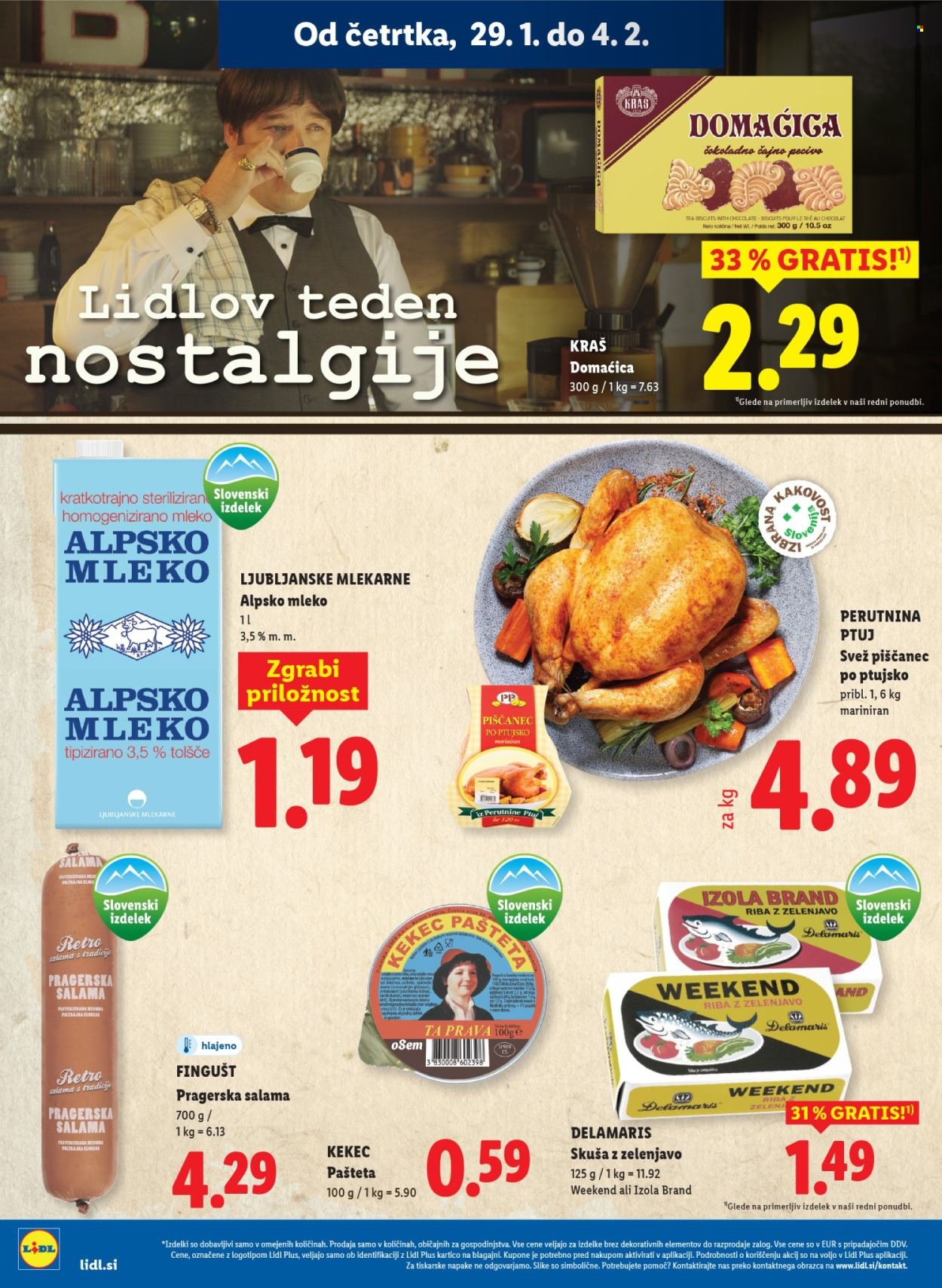 LIDL katalog - Od četrtka, 29. 1. 2026 (2026-01-29 - 2026-02-04)