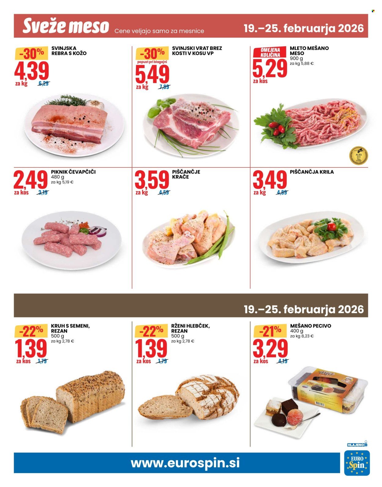 EUROSPIN katalog - Popoln zajtrk, popoln dan (2026-02-19 - 2026-02-25)