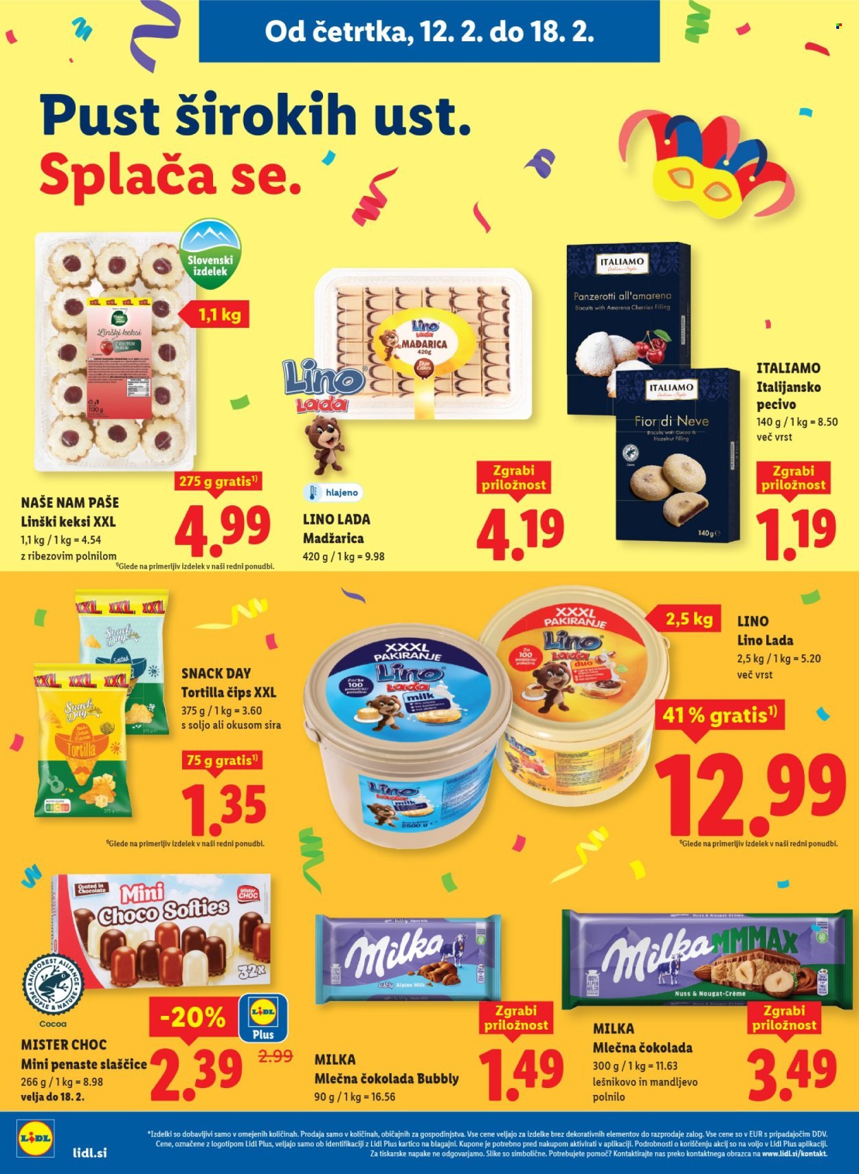 LIDL katalog - Od četrtka, 12. 2. 2026 (2026-02-12 - 2026-02-18)