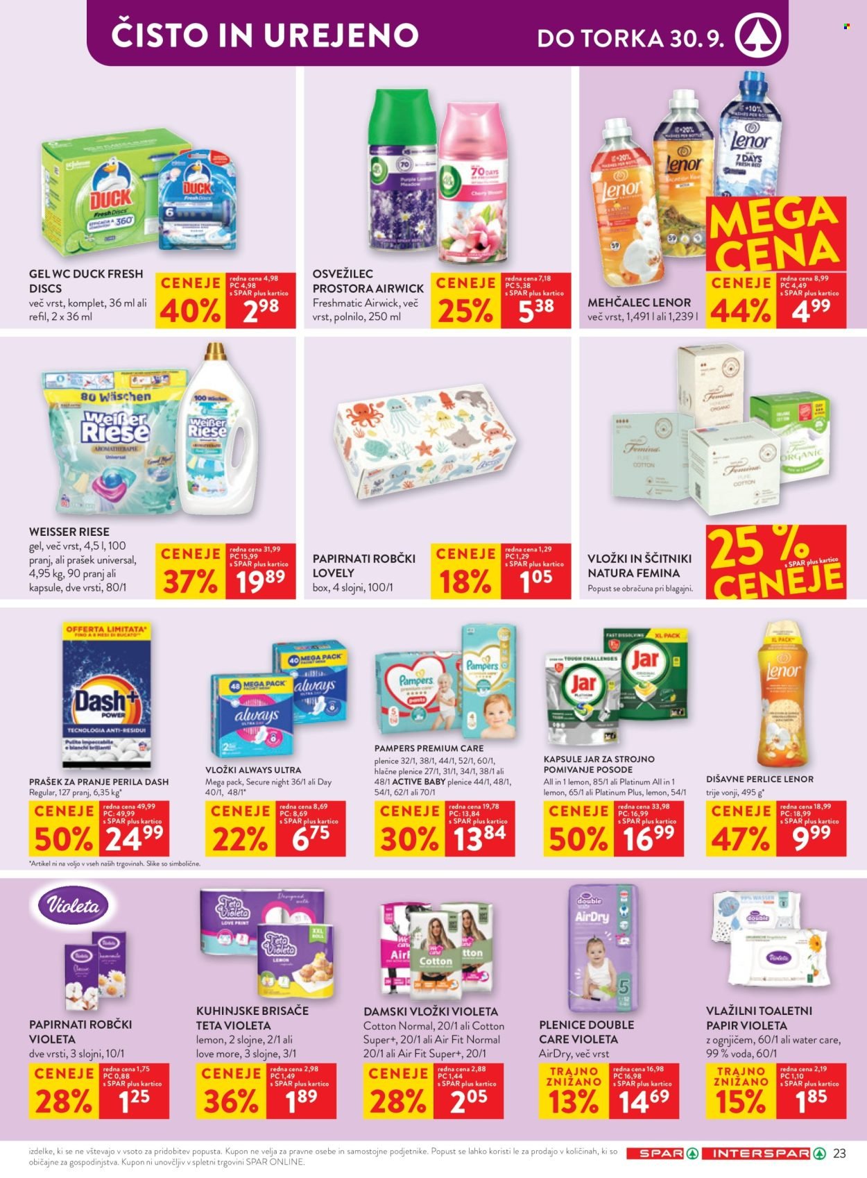 SPAR katalog - Od srede, 24. 9. 2025 (2025-09-24 - 2025-09-30)