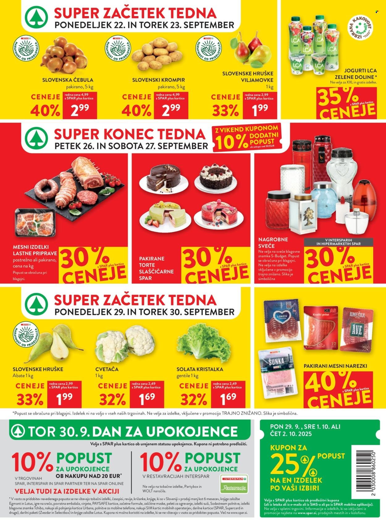 SPAR katalog - Od srede, 24. 9. 2025 (2025-09-24 - 2025-09-30)