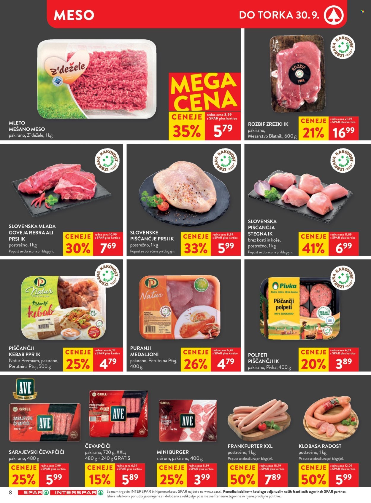 SPAR katalog - Od srede, 24. 9. 2025 (2025-09-24 - 2025-09-30)